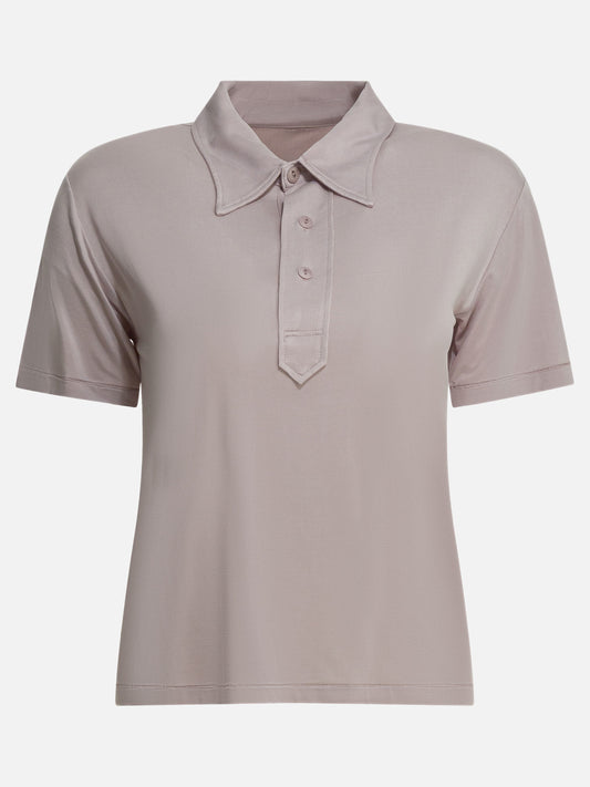Polo shirts with buttons Solid colour  Pink - Maison Margiela Women | PLP | VIETTI Online Store 
