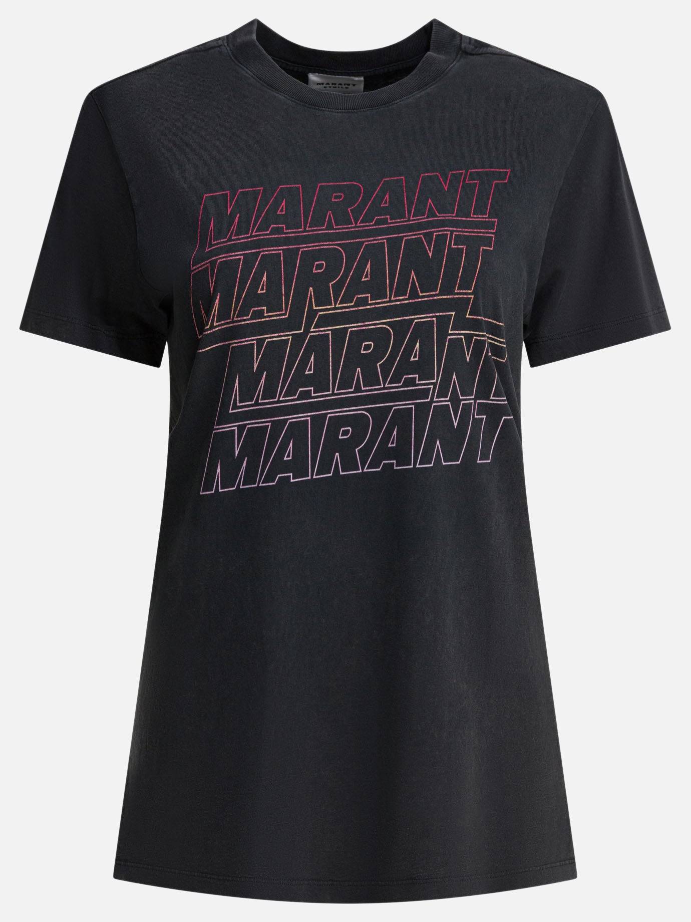 Crewneck t-shirts Graphics  Black - Marant Étoile Women | PDP | VIETTI Online Store | thumbnail