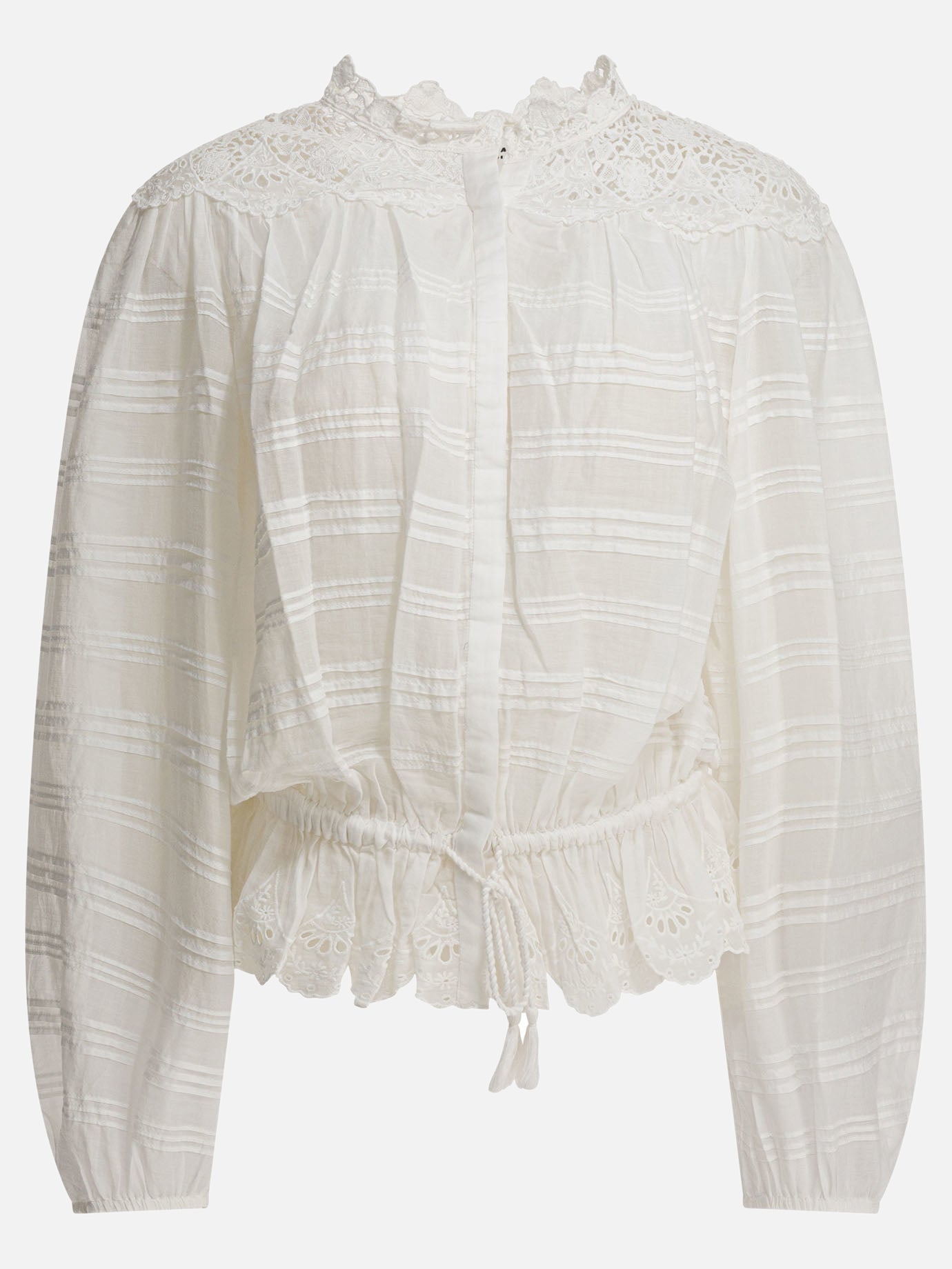 Blouses Solid colour  White - Marant Étoile Women | PDP | VIETTI Online Store | thumbnail