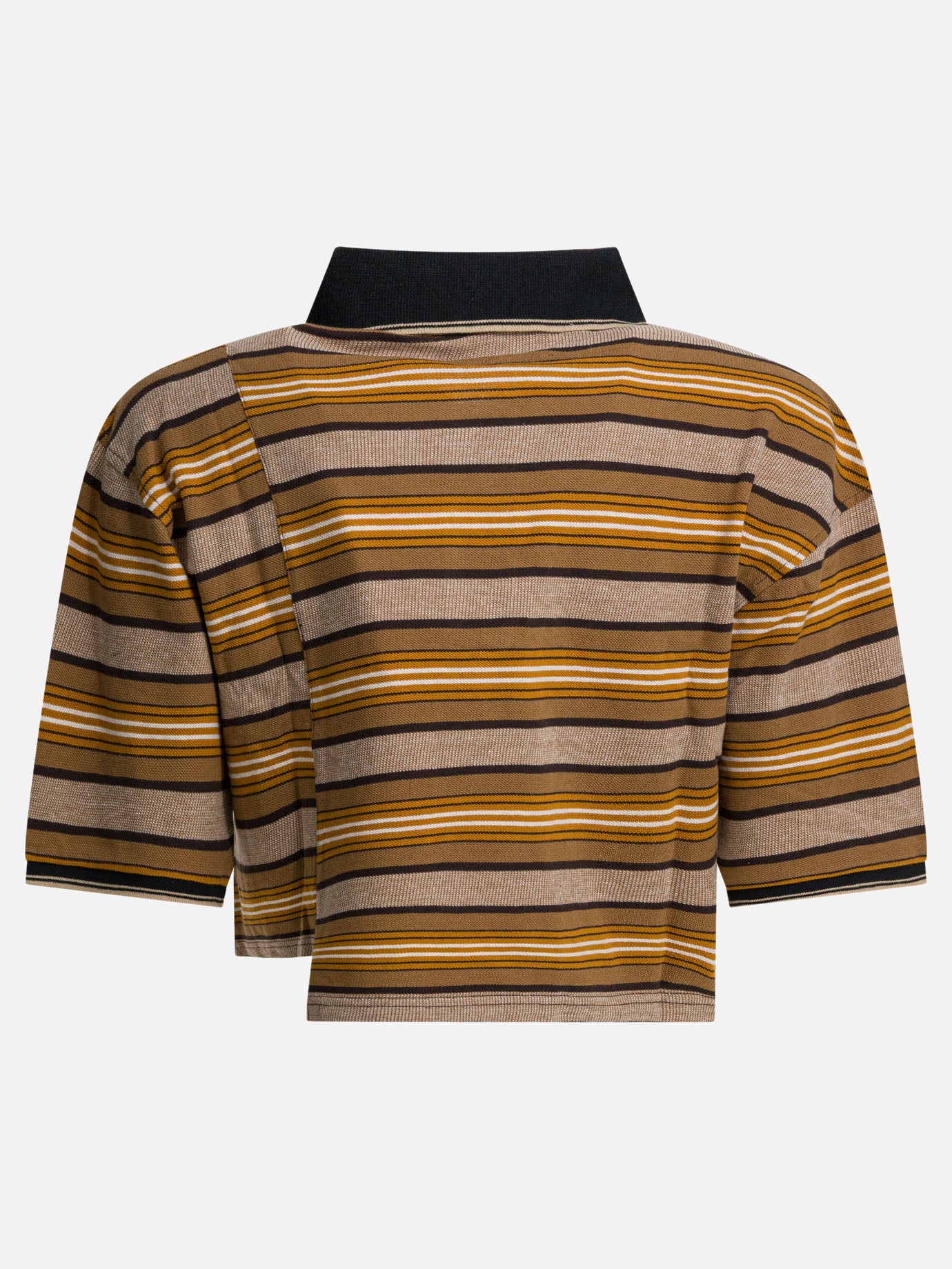 Polo con bottoni Striped  Beige - Marant Étoile Donna | PDP | VIETTI Online Store | Zoom-Modal_2
