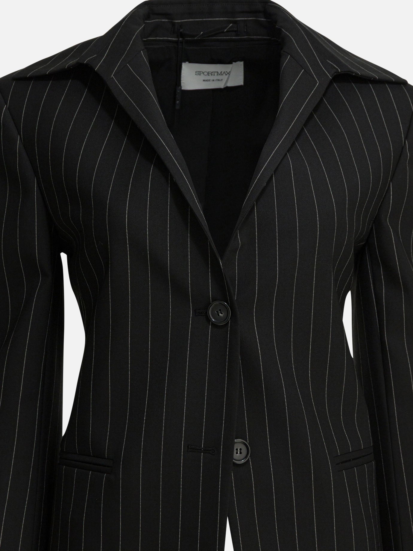 Blazers Pinstriped  Black - Max Mara Sportmax Women | PDP | VIETTI Online Store | thumbnail_3