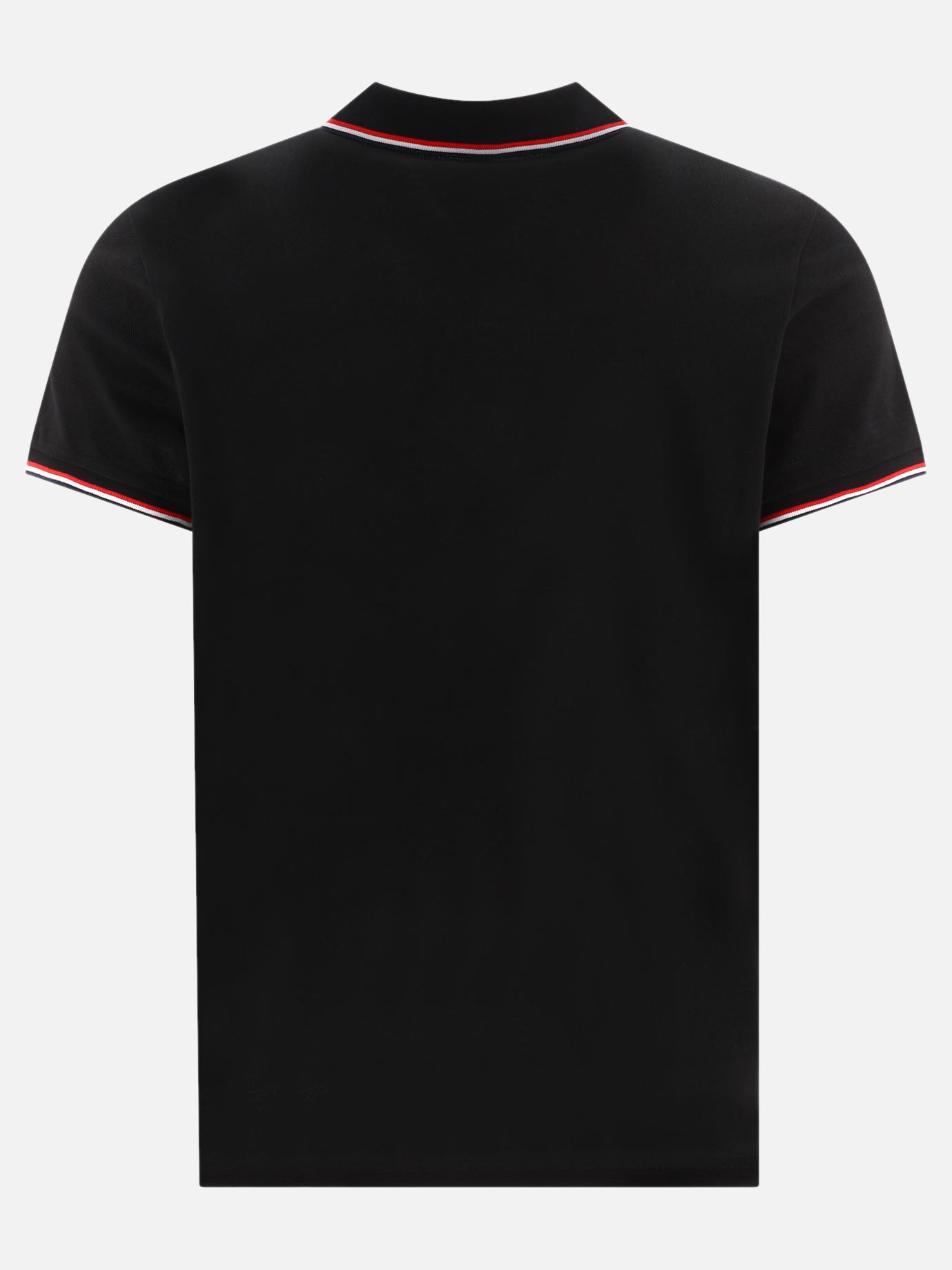 Polo shirts with buttons Logo  Black - Moncler Men | PDP | VIETTI Online Store | thumbnail_2