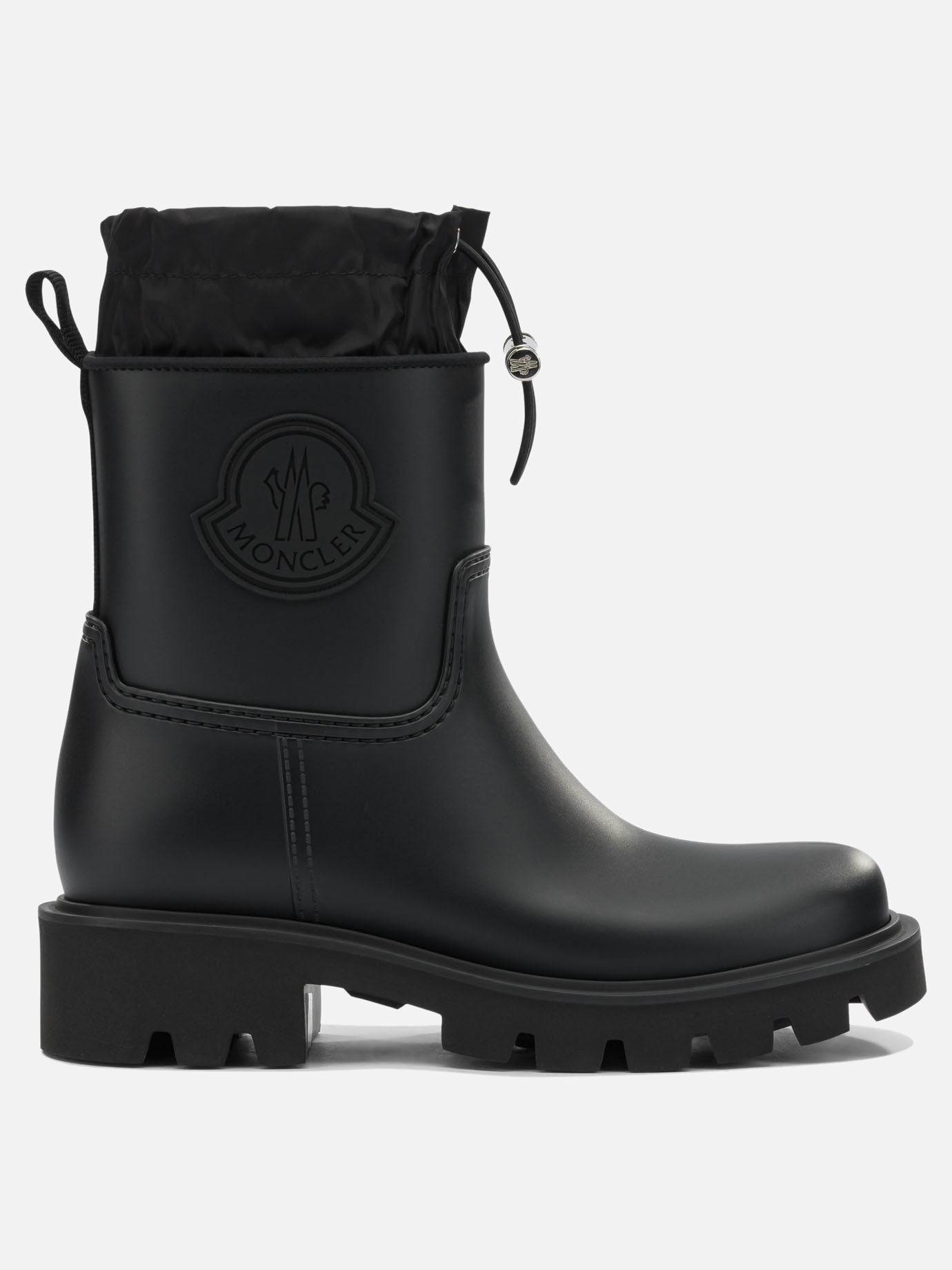 Al ginocchio 100% pvc - 80% polyamide 20% elastane  Nero - Moncler Donna | PDP | VIETTI Online Store | thumbnail