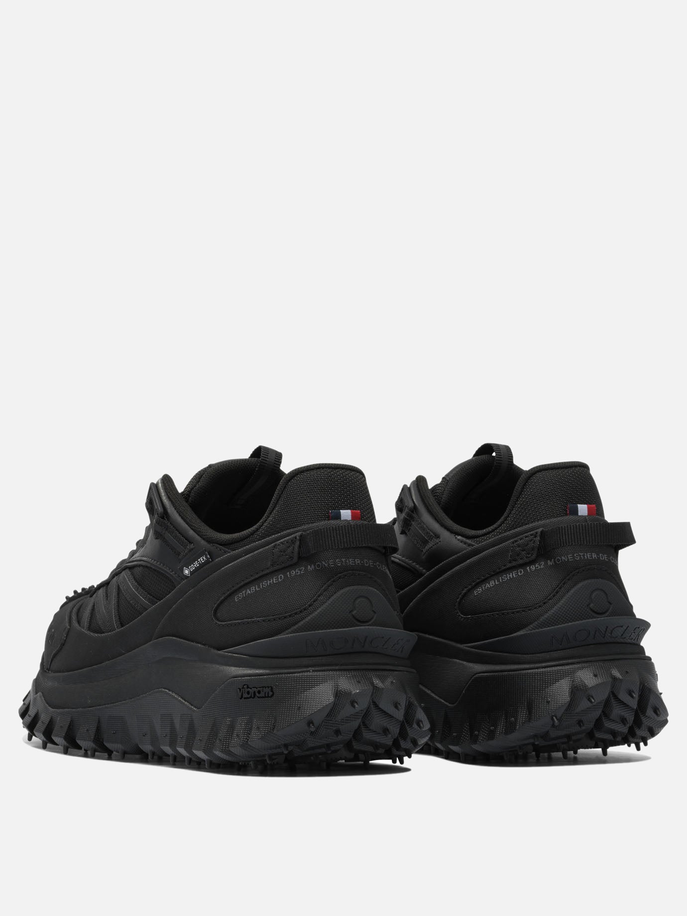 Low top sneakers 100% polyamide - 100% rubber  Black - Moncler Men | PDP | VIETTI Online Store | Zoom-Modal_4
