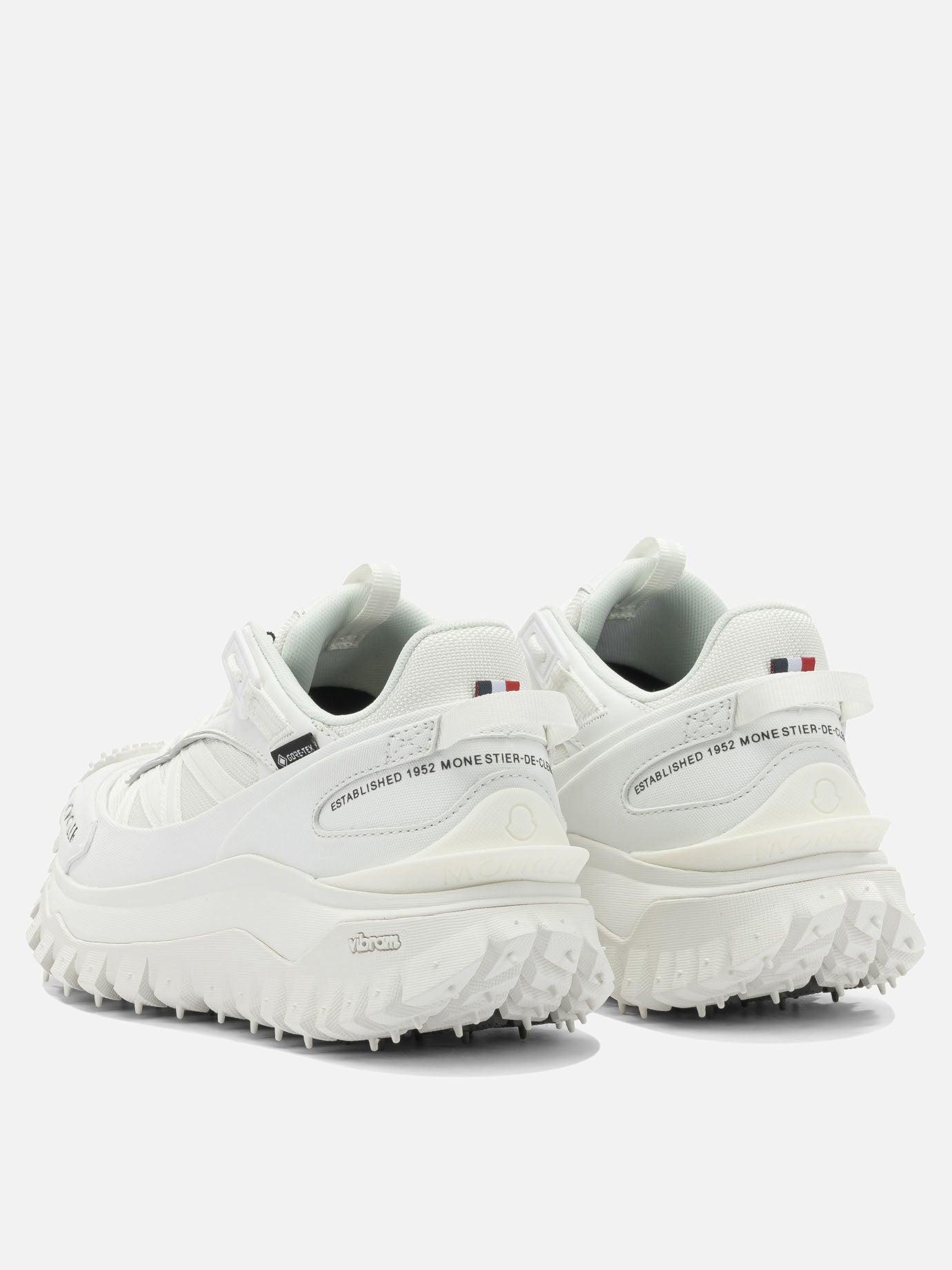 Low top sneakers 60% nylon 40% leather - 100% rubber  White - Moncler Women | PDP | VIETTI Online Store | Zoom-Modal_4
