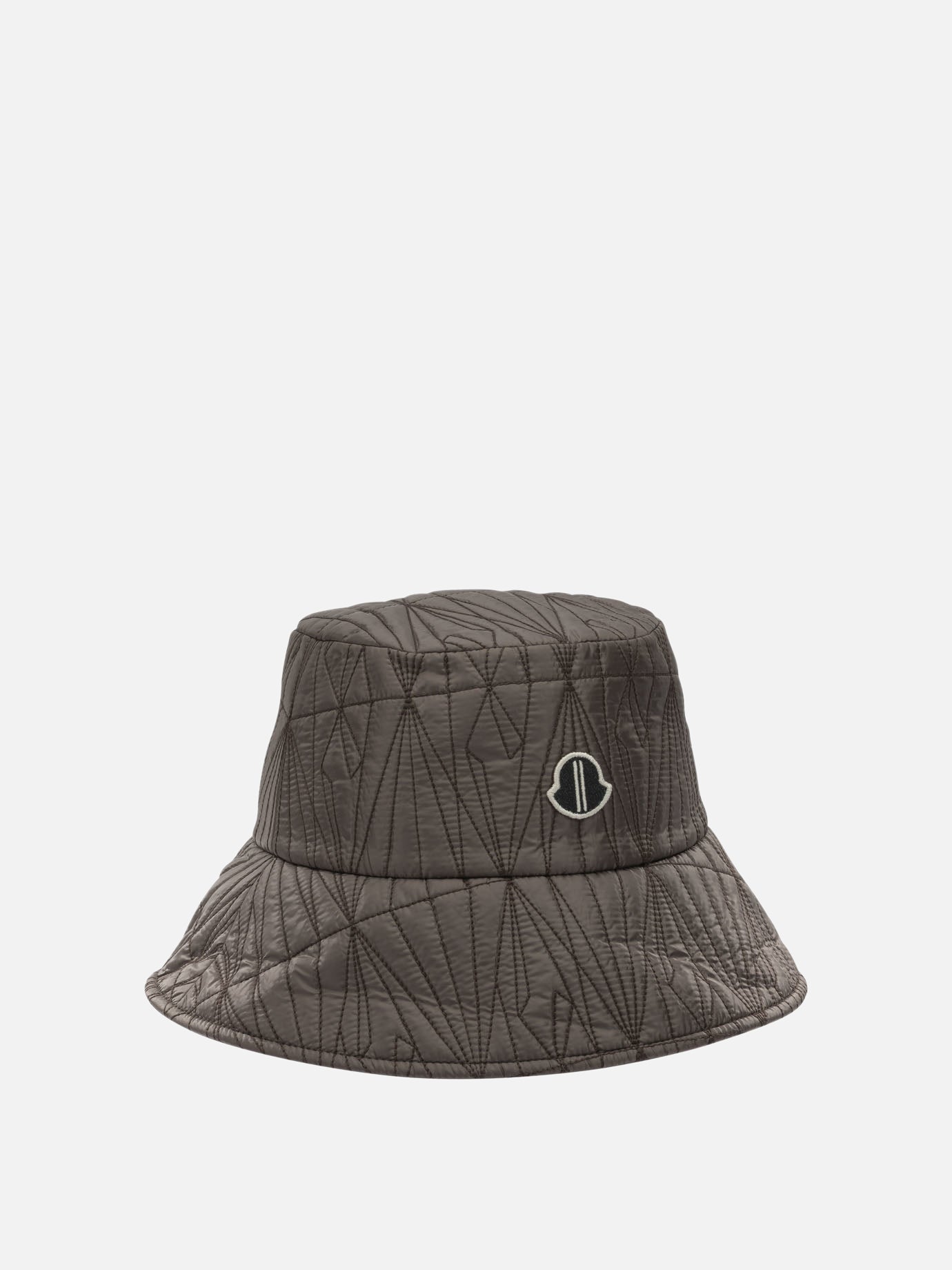 Bucket hats 100% polyester - Lining: 100% polyester - Padding: 100% polyester - Other fabric: 75% cotton 25% polyester  Grey - Rick Owens Women | PDP | VIETTI Online Store | thumbnail_2