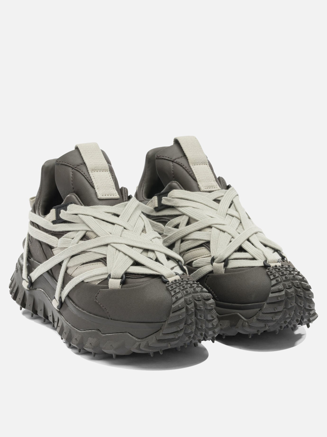 Low top sneakers 100% cow leather - 100% rubber fiber  Green - Rick Owens Women | PDP | VIETTI Online Store | thumbnail_2