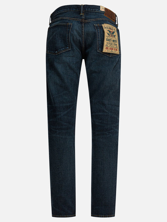 Straight-leg jeans Solid colour  Blue - RRL by Ralph Lauren Men | PLP | VIETTI Online Store | 2
