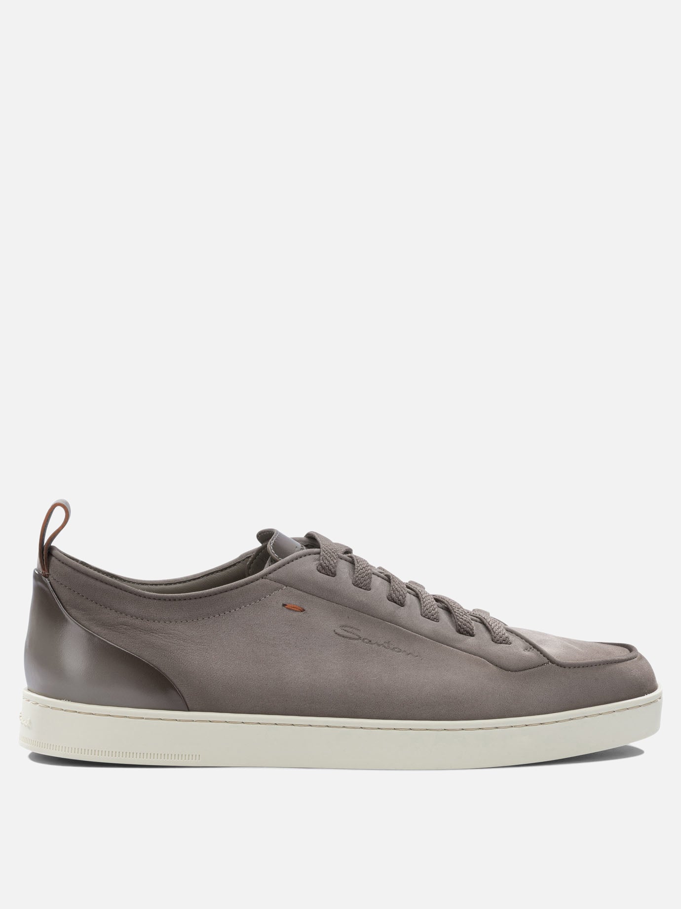 Low top sneakers 100% leather  Beige - Santoni Men | PDP | VIETTI Online Store | Zoom-Modal
