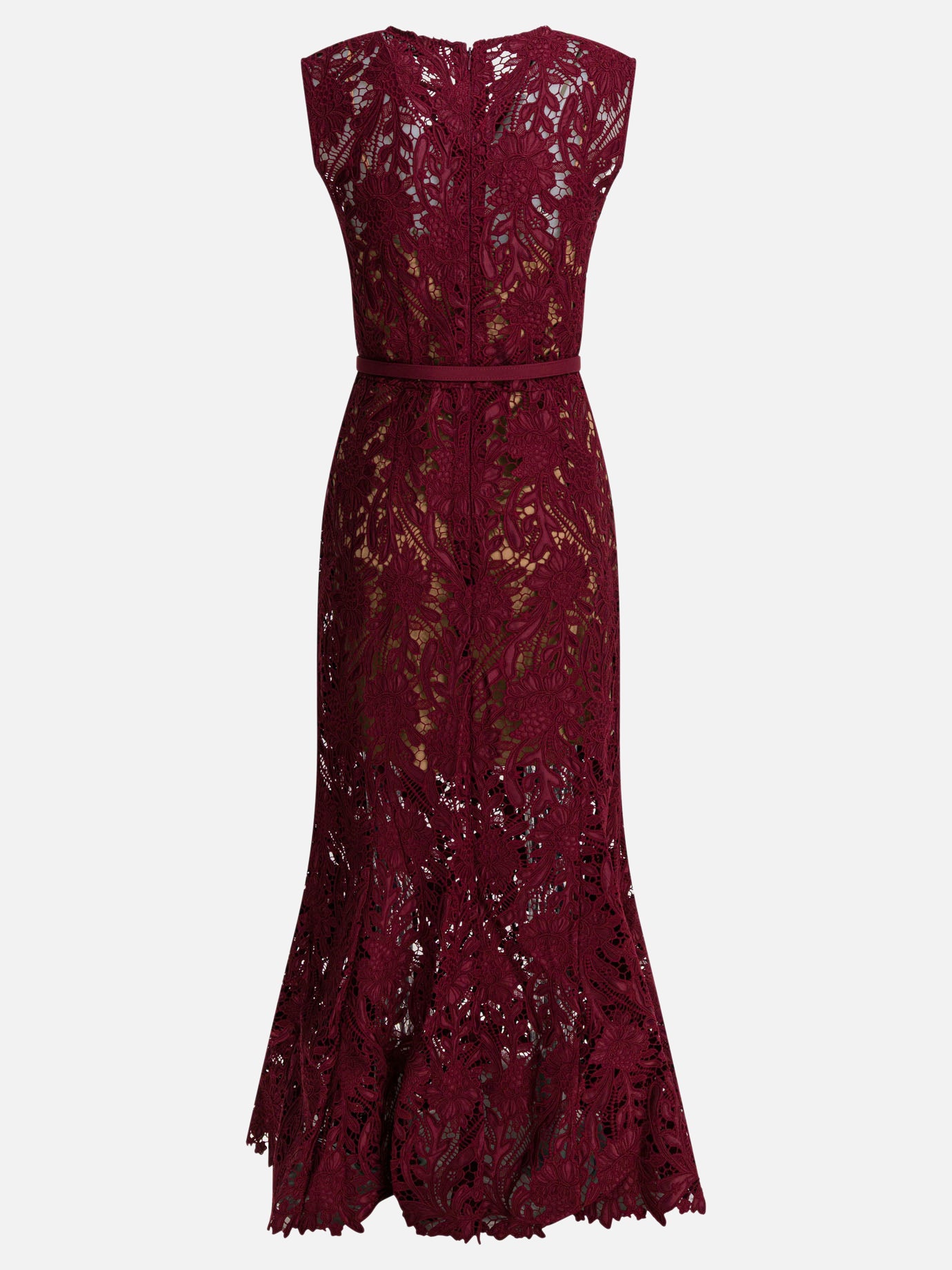 Abiti midi Solid colour  Rosso - Self-portrait Donna | PDP | VIETTI Online Store | Zoom-Modal_2
