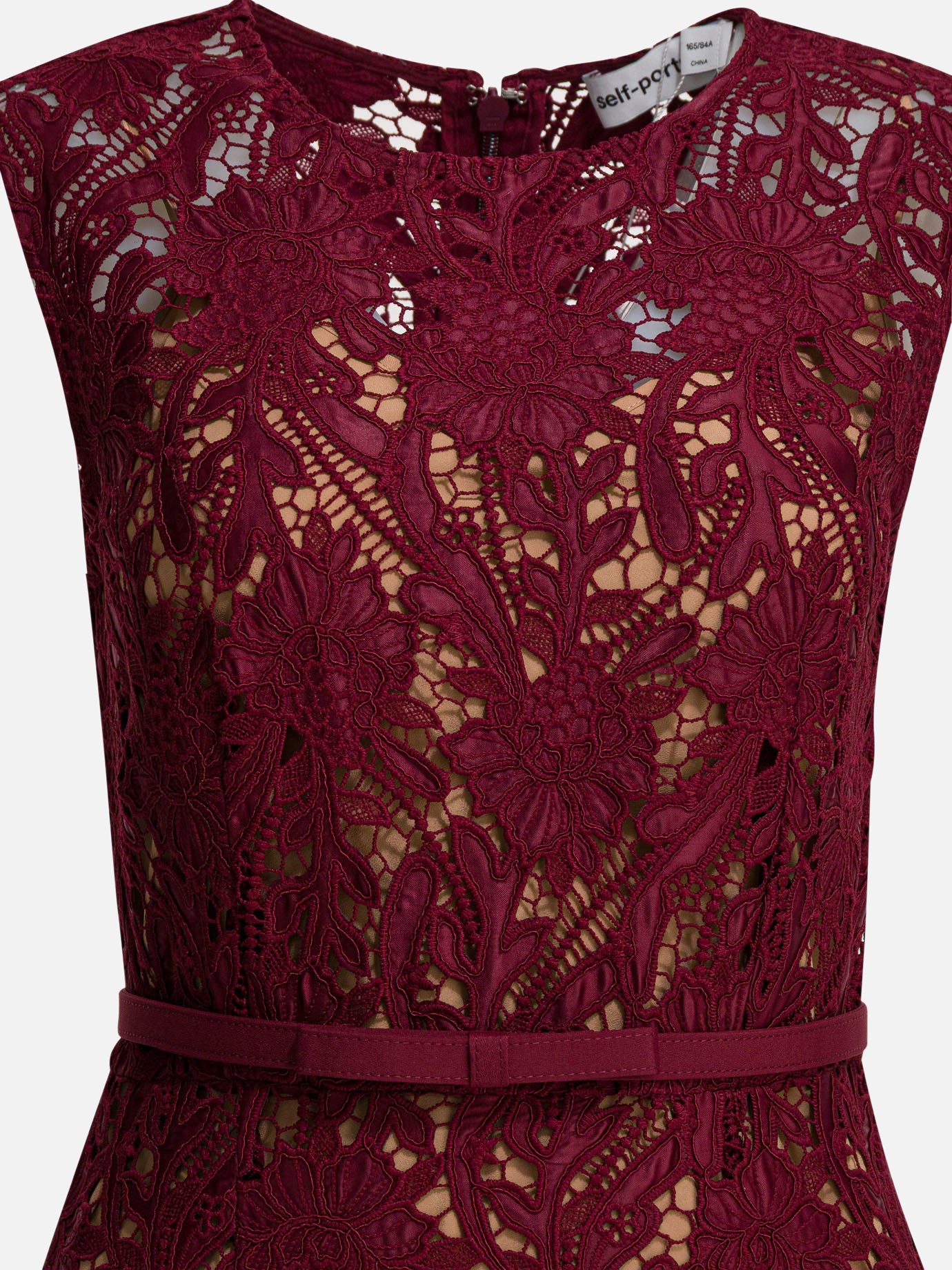 Abiti midi Solid colour  Rosso - Self-portrait Donna | PDP | VIETTI Online Store | thumbnail_3