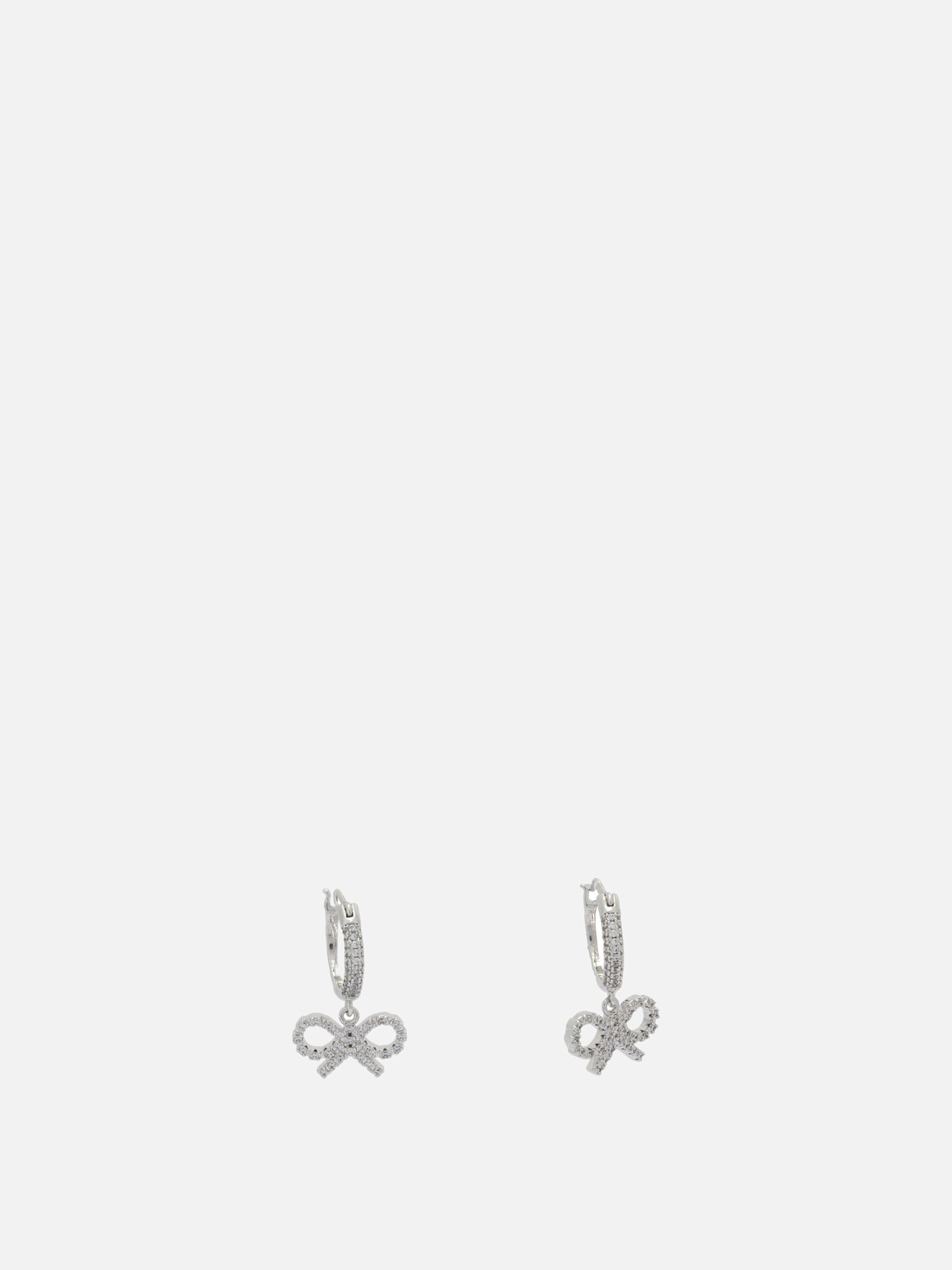 Earrings 100% brass  Silver - Self-portrait Women | PDP | VIETTI Online Store | thumbnail