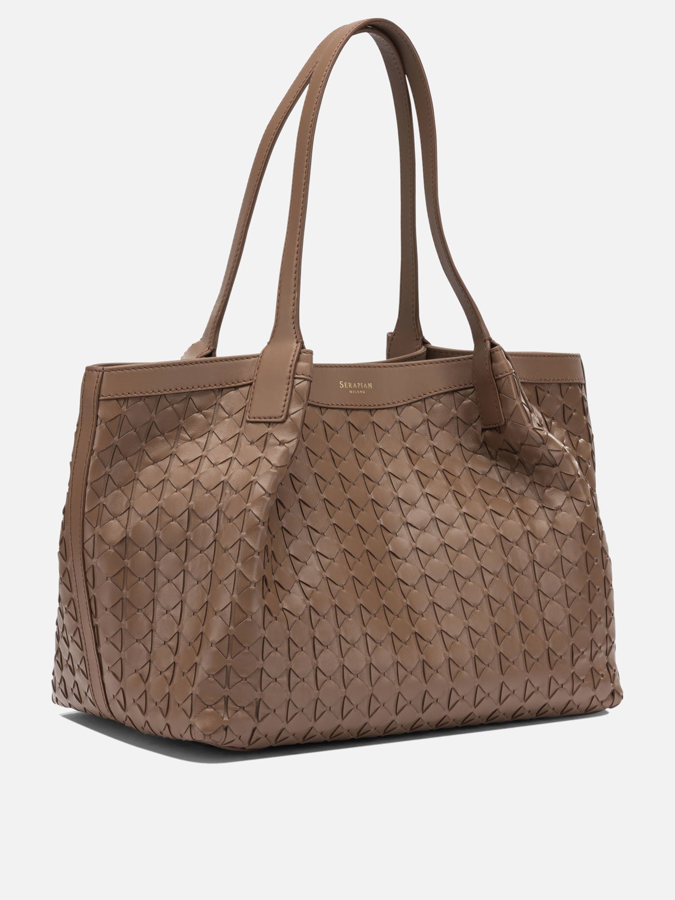 Small bags 100% nappa leather  Brown - Serapian Women | PDP | VIETTI Online Store | thumbnail_2