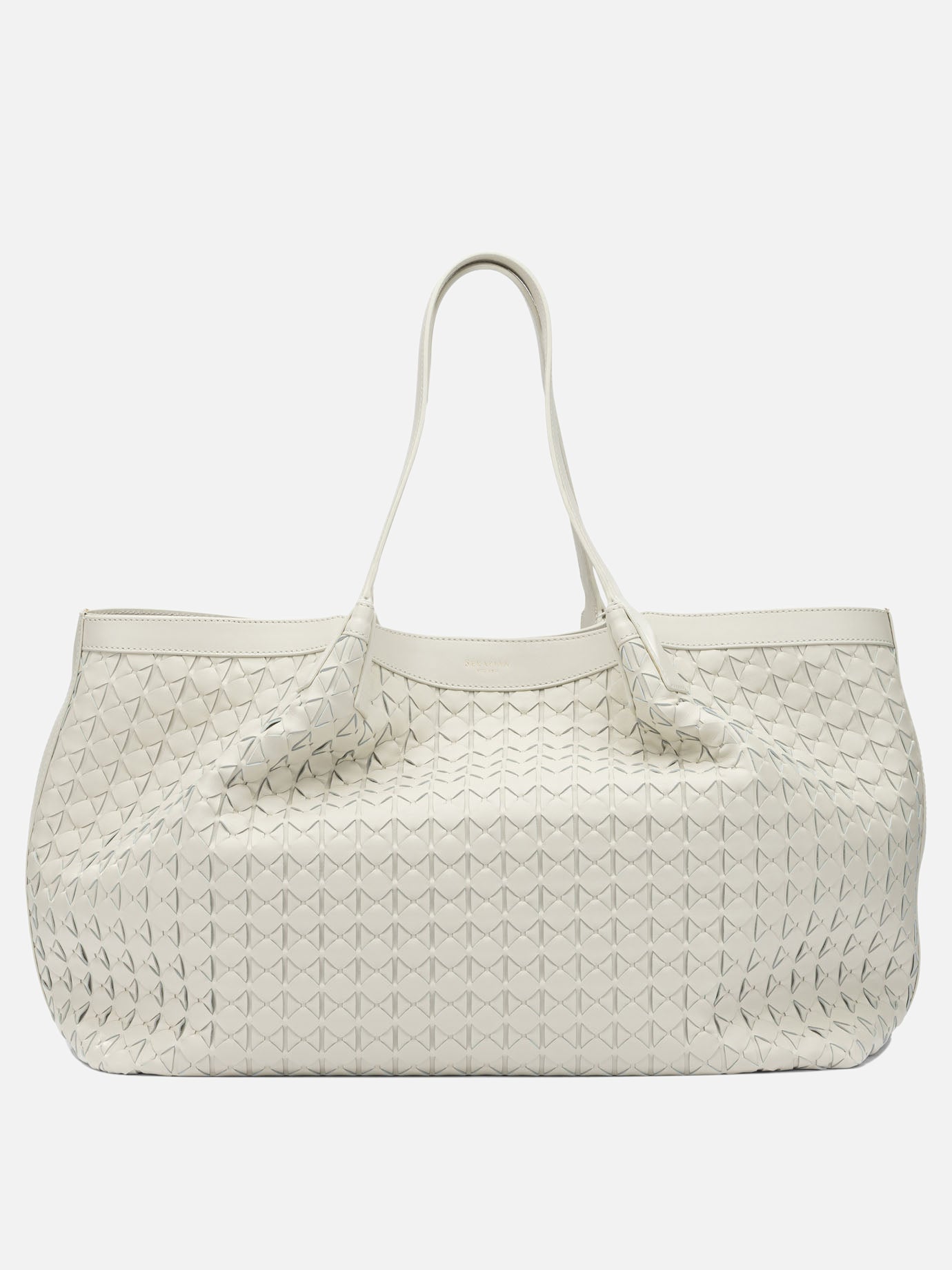 Large bags 100% nappa leather  White - Serapian Women | PDP | VIETTI Online Store | thumbnail