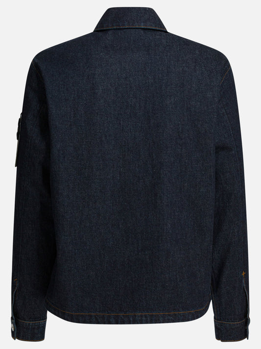 Denim jackets Solid colour  Blue - Stone Island Men | PLP | VIETTI Online Store | 2
