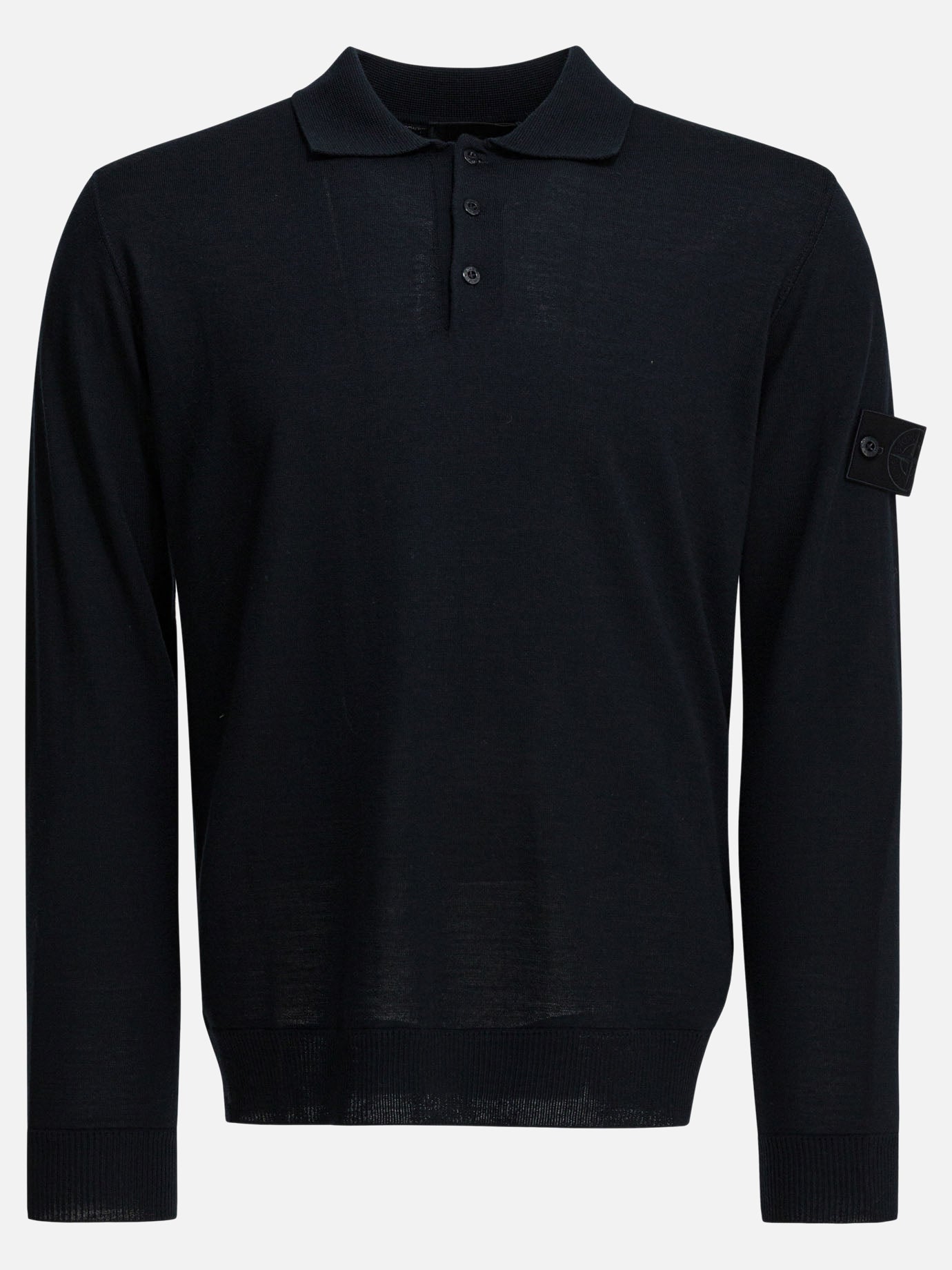 Polo sweater Solid colour  Blue - Stone Island Men | PDP | VIETTI Online Store | Zoom-Modal
