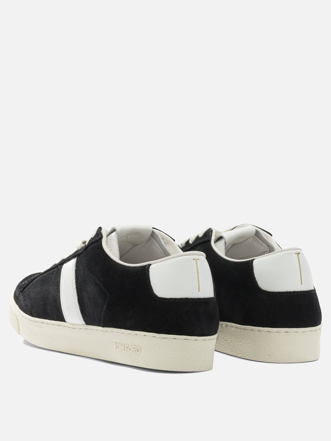 Low top sneakers 100% suede - 100% rubber  Black - Tom Ford Men | PDP | VIETTI Online Store | Zoom-Modal_4
