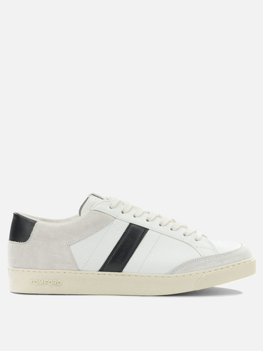 Low top sneakers 100% leather - 100% rubber  White - Tom Ford Men | PDP | VIETTI Online Store 
