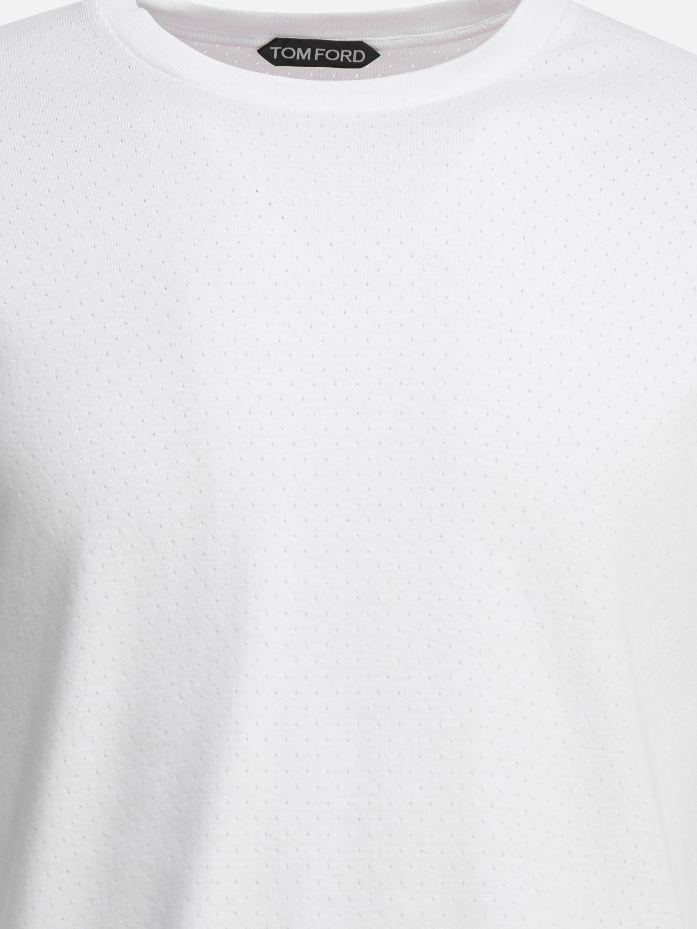 Crewneck t-shirts 100% cotton  White - Tom Ford Men | PDP | VIETTI Online Store | Zoom-Modal_3
