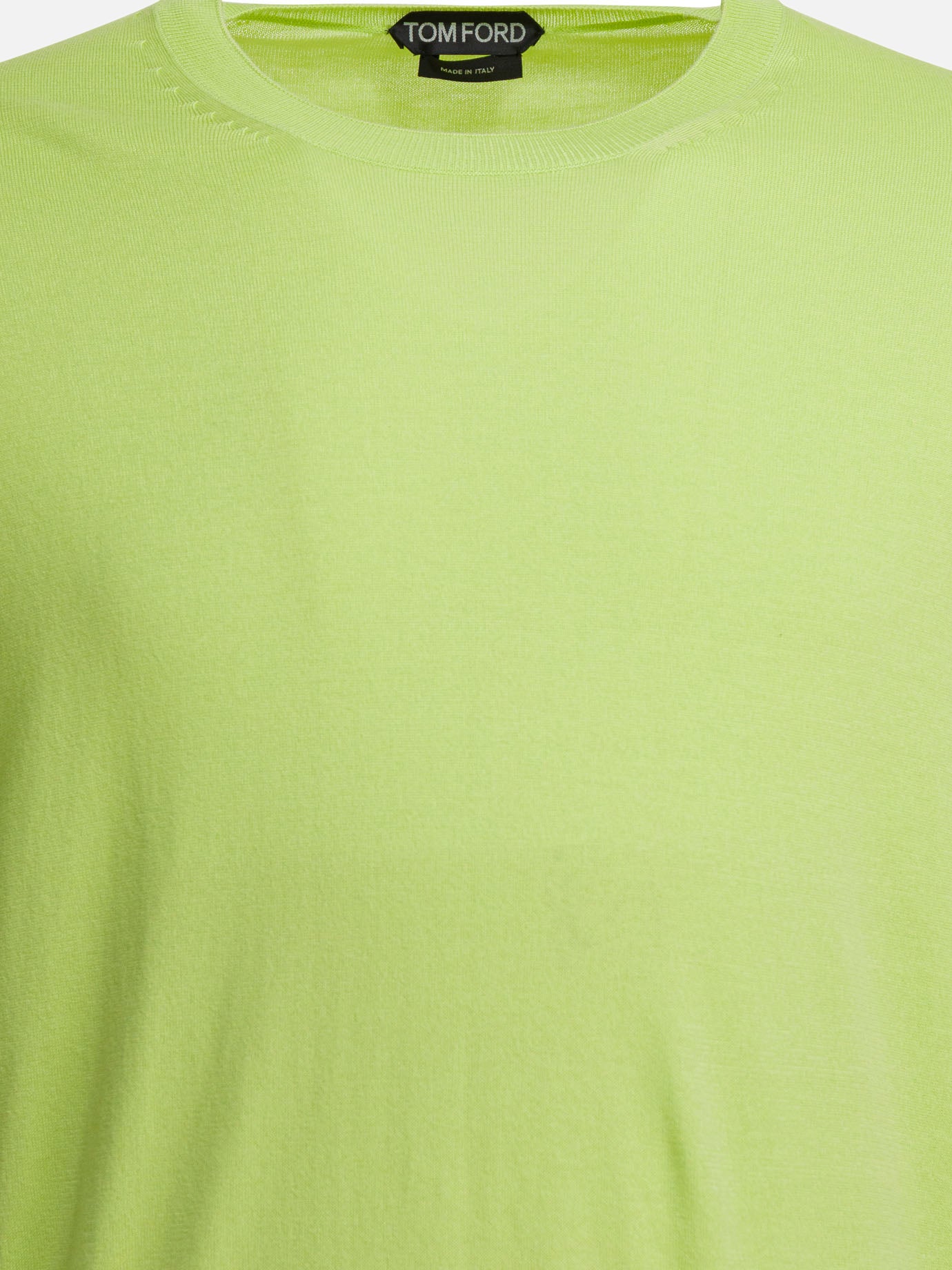 Crewneck sweaters Solid colour  Green - Tom Ford Men | PDP | VIETTI Online Store | thumbnail_3