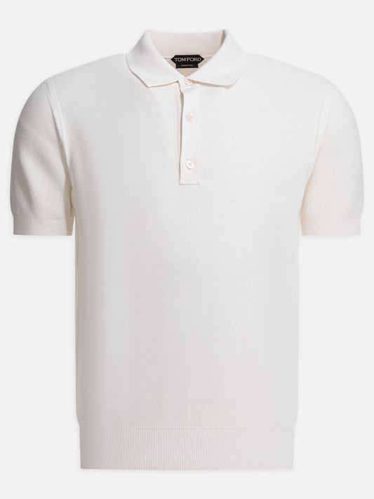 Polo shirts with buttons Solid colour  White - Tom Ford Men | PLP | VIETTI Online Store 
