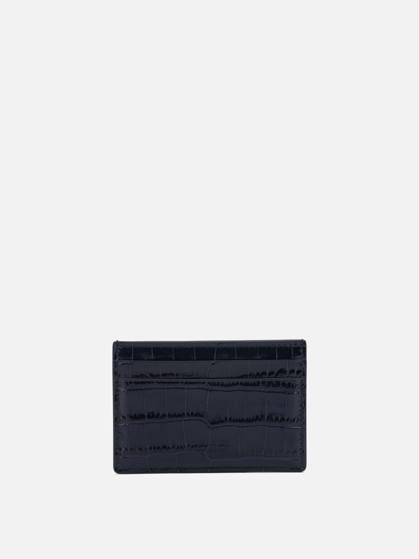 Card holders 100% calf leather  Blue - Tom Ford Men | PDP | VIETTI Online Store | thumbnail