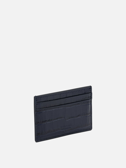 Portacarte 100% calf leather  Blu - Tom Ford Uomo | PLP | VIETTI Online Store | 2
