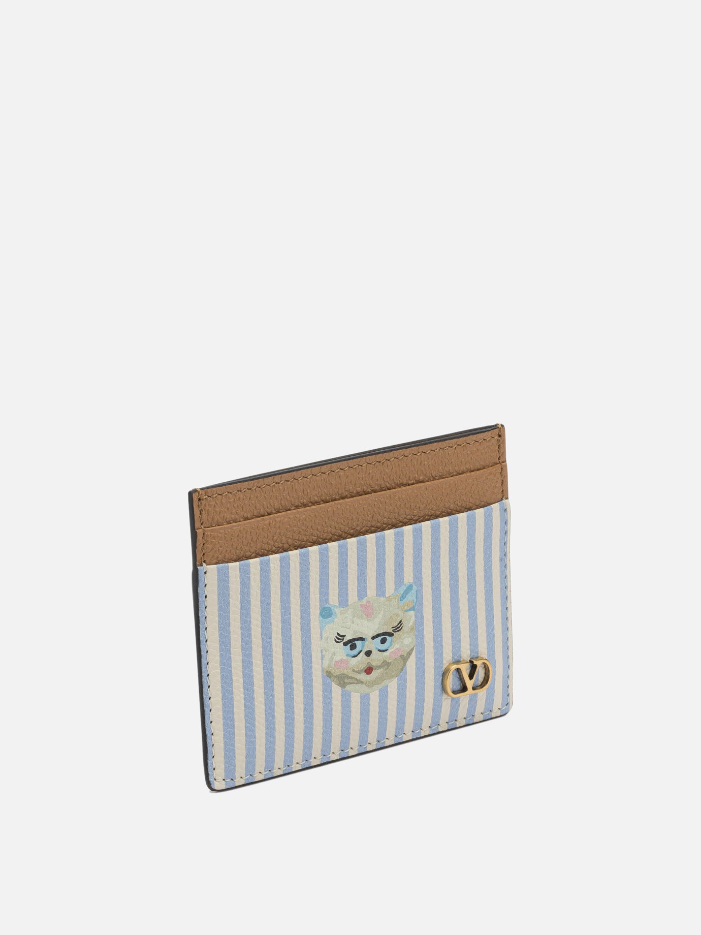 Card holders 100% calf leather  Light blue - Valentino Garavani Men | PDP | VIETTI Online Store | Zoom-Modal_2
