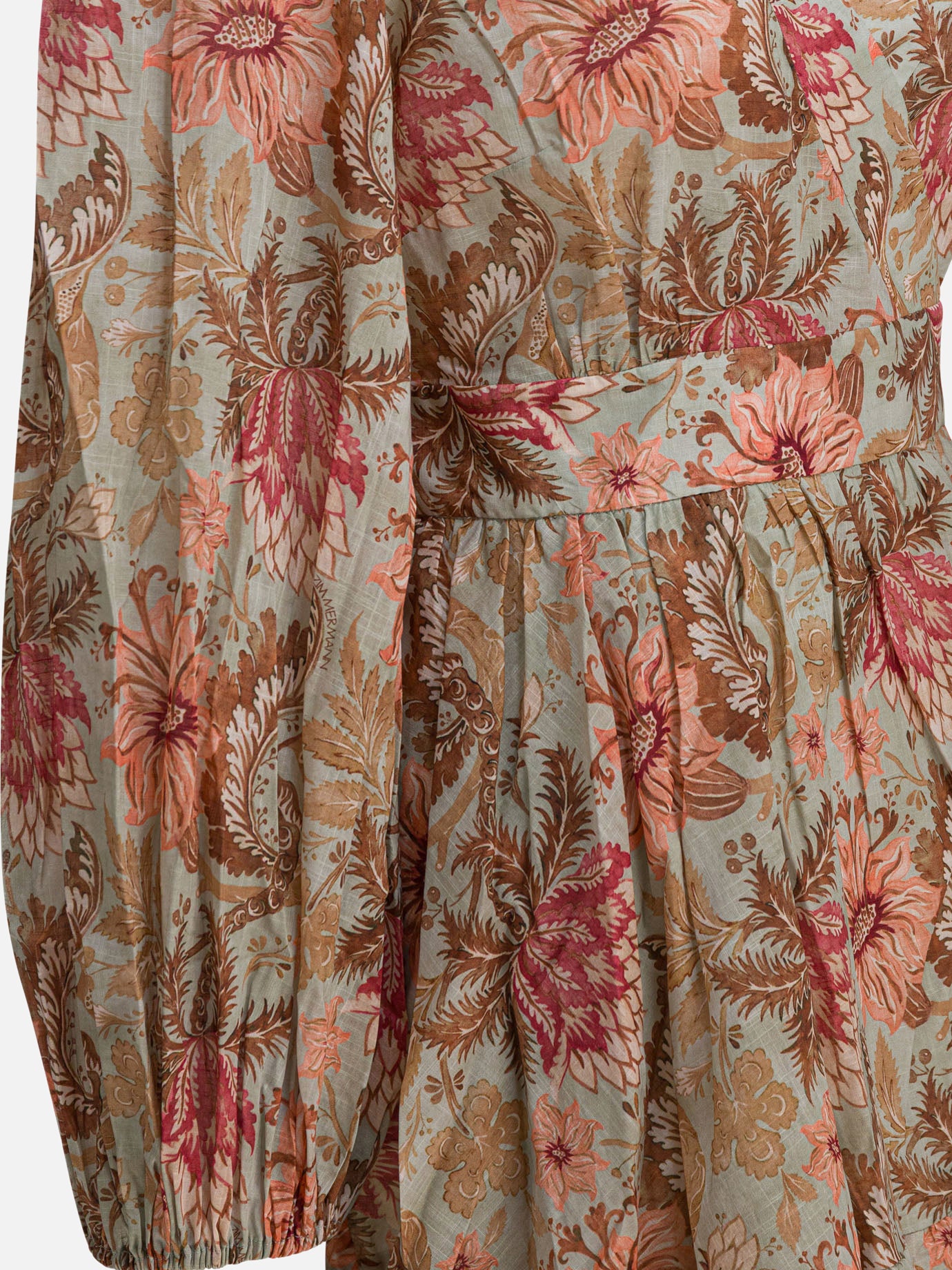 Mini dresses Floral  Green - Zimmermann Women | PDP | VIETTI Online Store | Zoom-Modal_4
