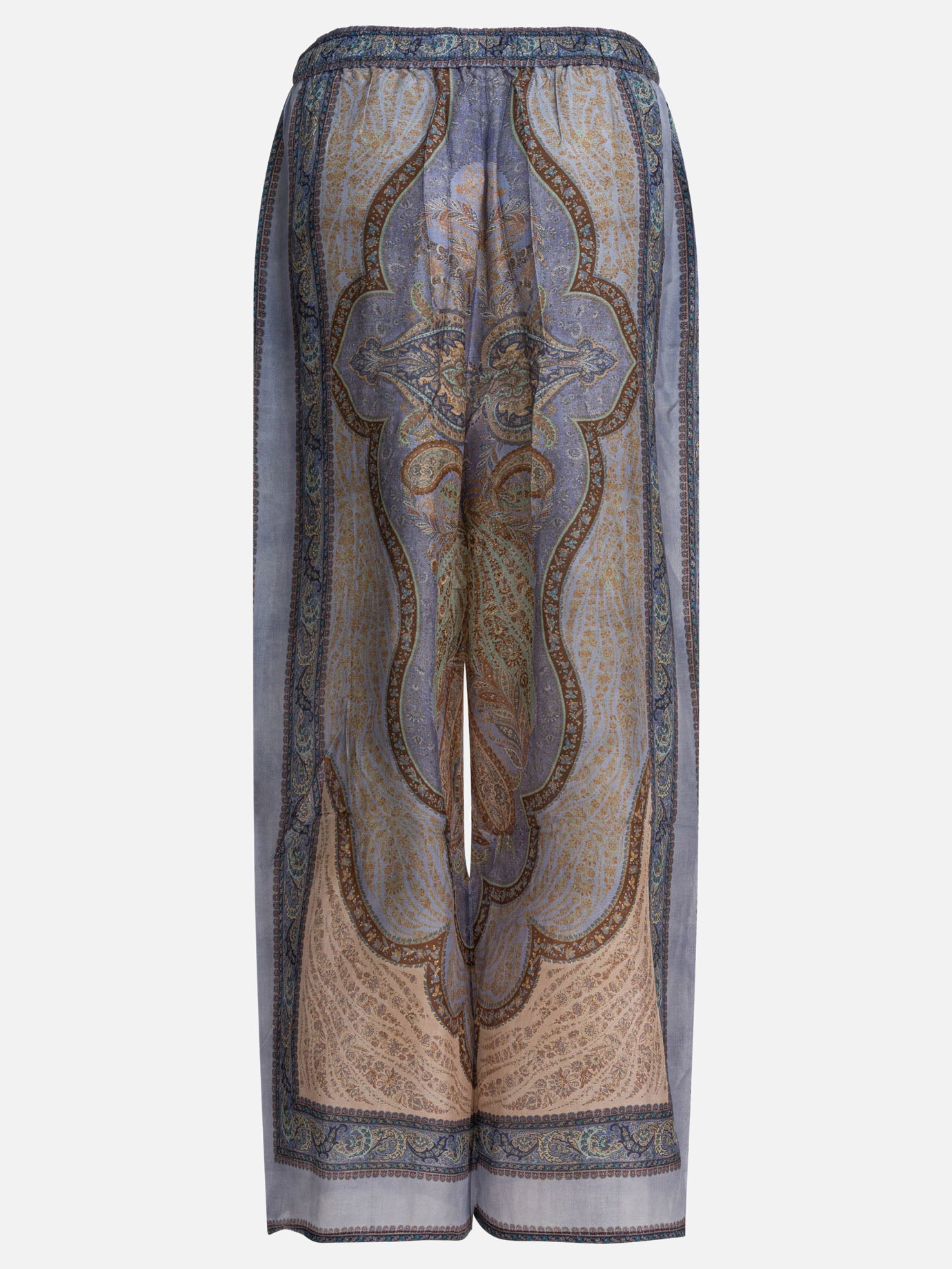 Leisure trousers Paisley  Light blue - Zimmermann Women | PDP | VIETTI Online Store | thumbnail_2