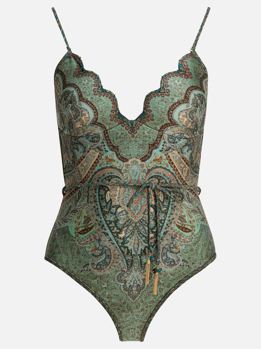 Swimsuits Paisley  Green - Zimmermann Women | PDP | VIETTI Online Store 
