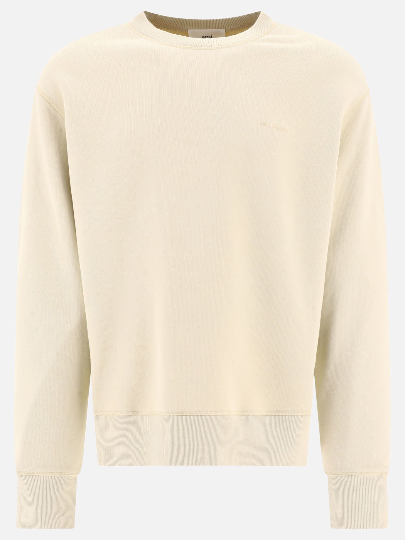 Crewnecks 100% cotton  White - Ami Paris Men | PDP | VIETTI Online Store | thumbnail