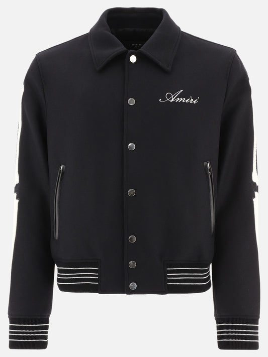 Bomber jackets 100% lana  Black - Amiri Men | PLP | VIETTI Online Store 
