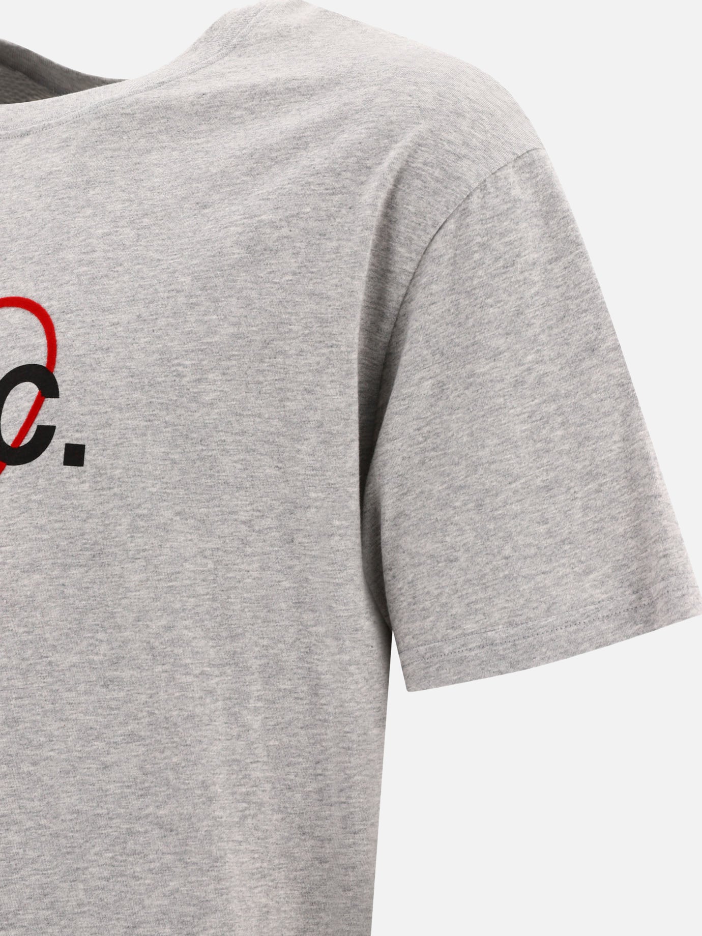 Crewneck t-shirts 100% cotone organico  Grey - A.P.C. Men | PDP | VIETTI Online Store | Zoom-Modal_4
