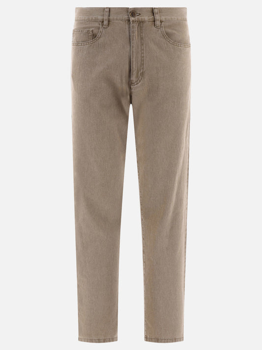 Straight-leg jeans 100% cotone  Beige - A.P.C. Men | PLP | VIETTI Online Store 

