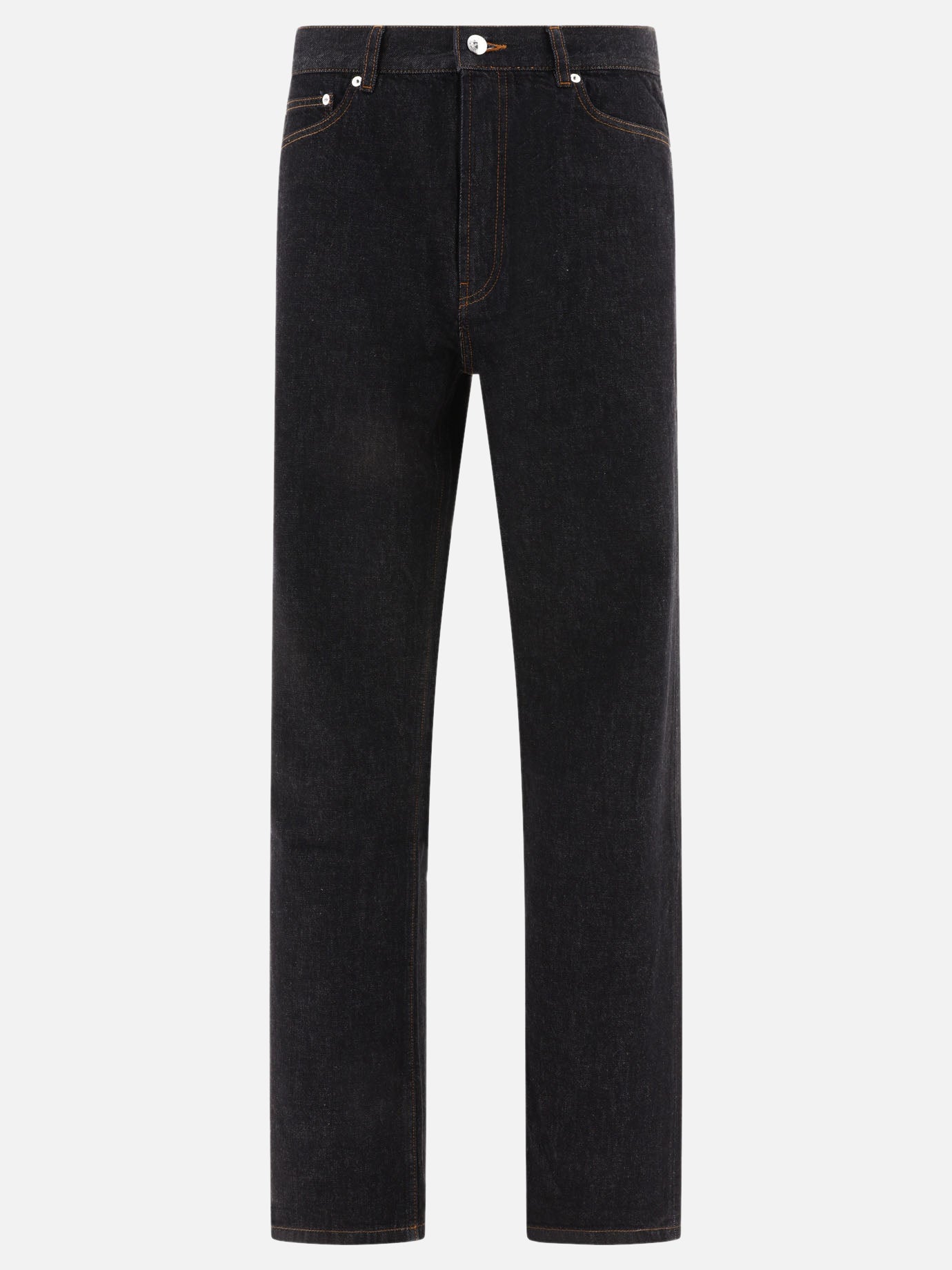 Straight-leg jeans 100% cotone organico  Black - A.P.C. Men | PDP | VIETTI Online Store | Zoom-Modal
