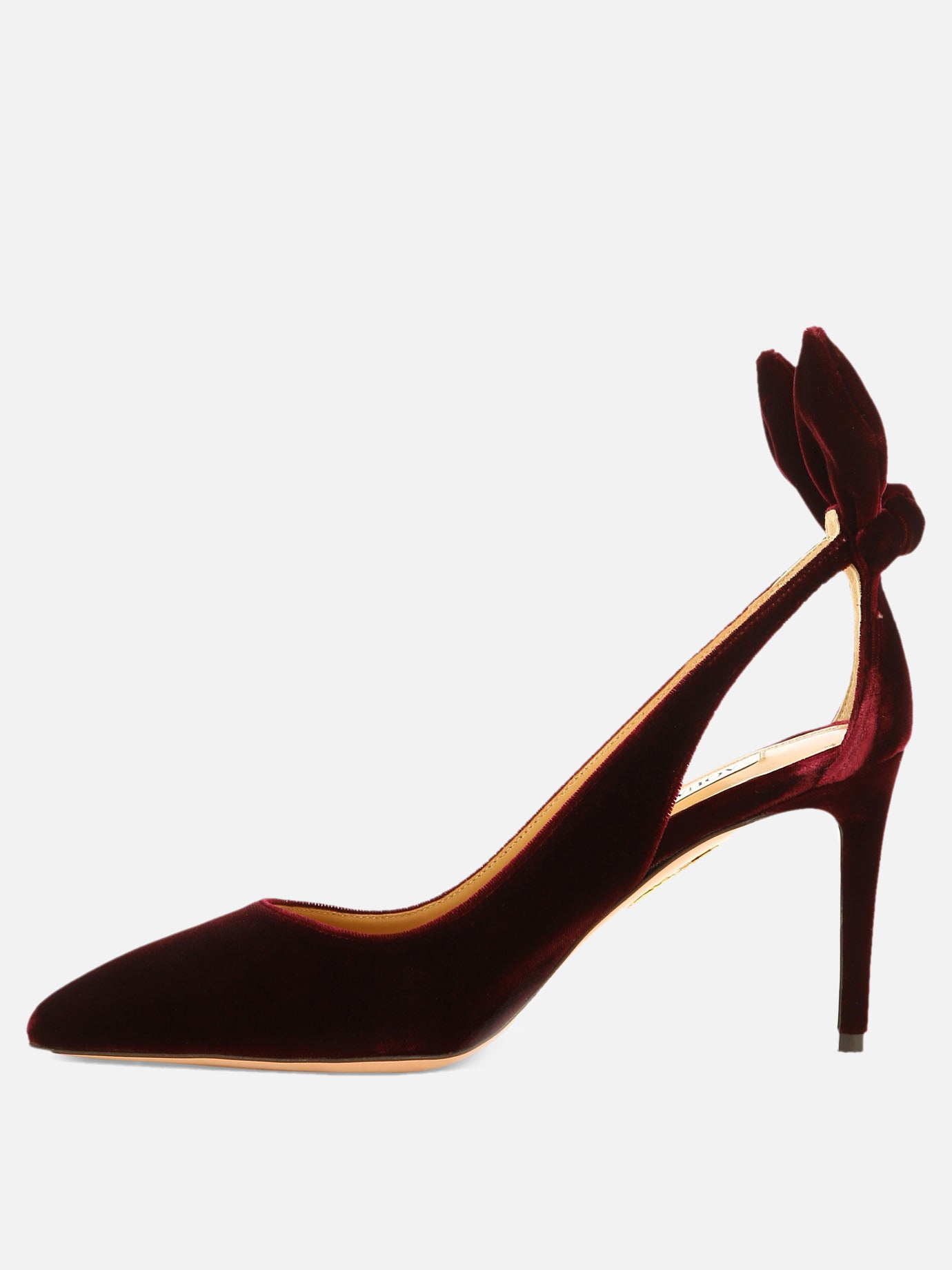 Pumps 100% velvet - 100% leather  Bordeaux - Aquazzura Women | PDP | VIETTI Online Store | thumbnail_3