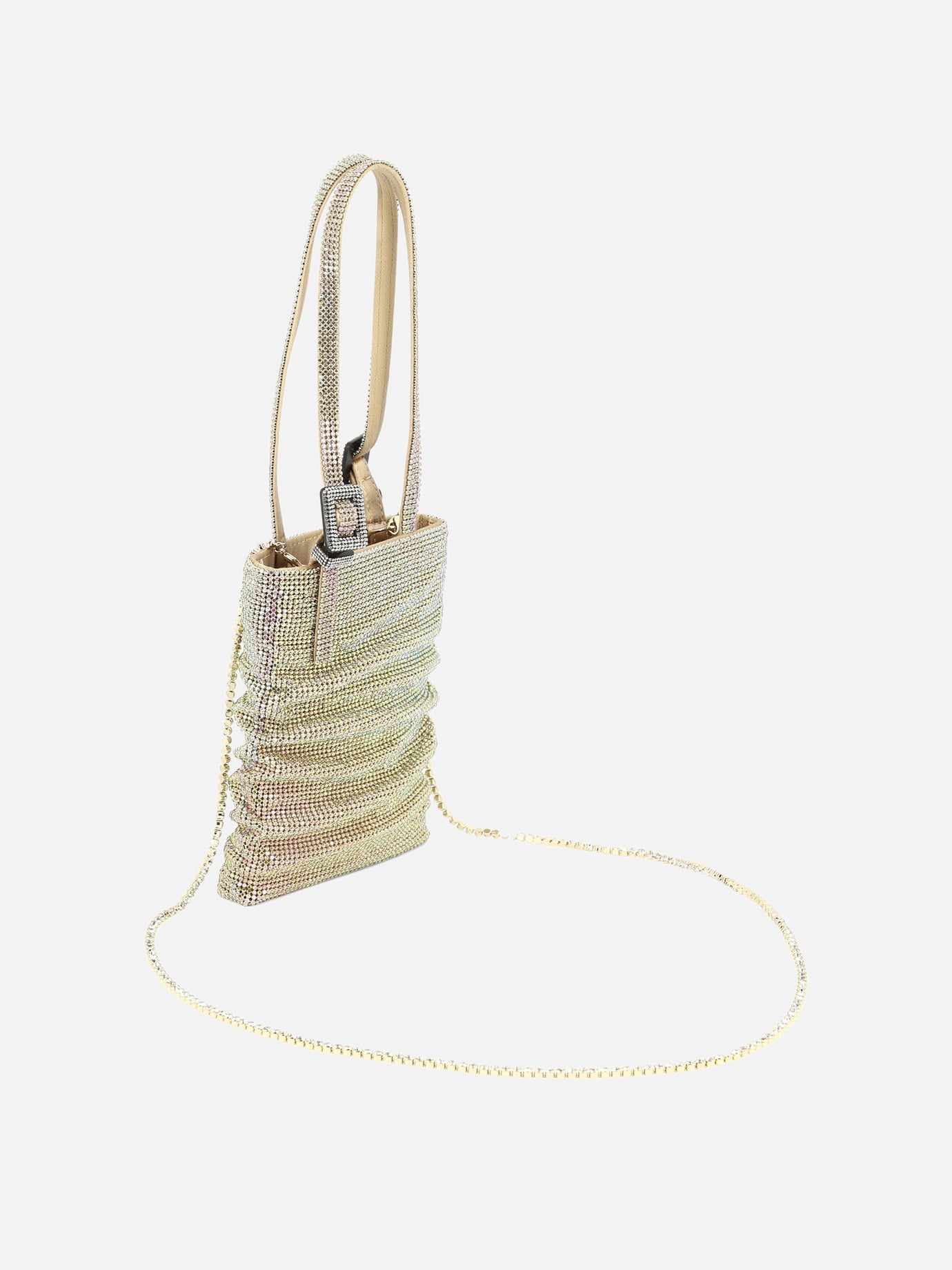 Small bags 100% aluminium mesh  Gold - Benedetta Bruzziches Women | PDP | VIETTI Online Store | thumbnail_2