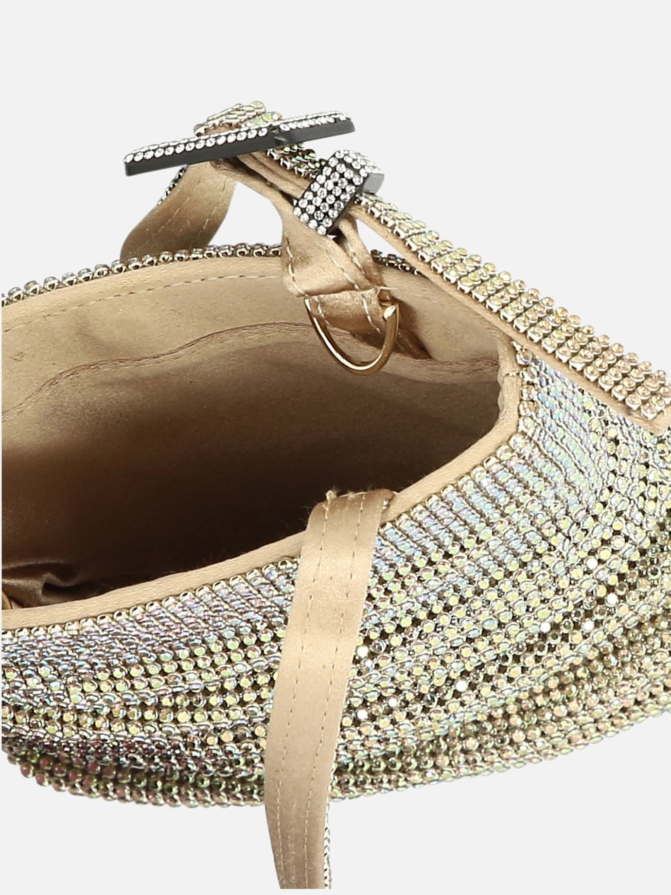 Small bags 100% aluminium mesh  Gold - Benedetta Bruzziches Women | PDP | VIETTI Online Store | Zoom-Modal_5
