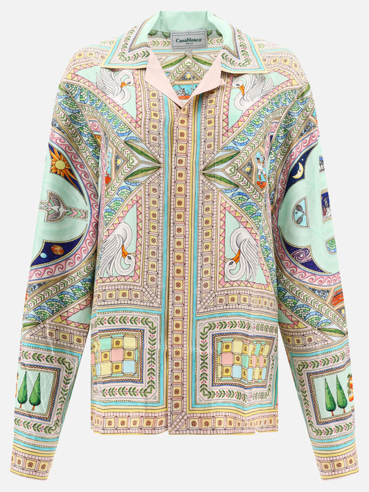 Casual shirts 100% seta  Green - Casablanca Women | PLP | VIETTI Online Store 
