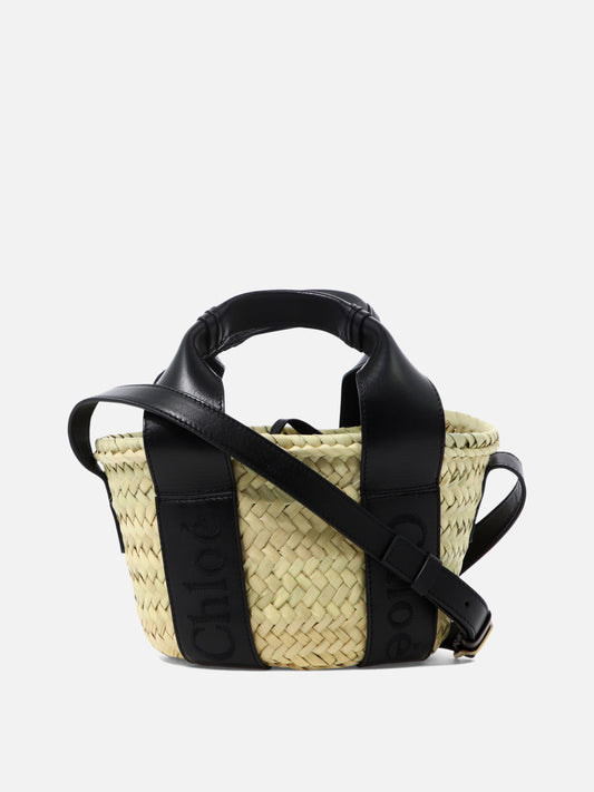 Small bags 70% rafia 30% pelle di vitello  Black - Chloé Women | PLP | VIETTI Online Store 
