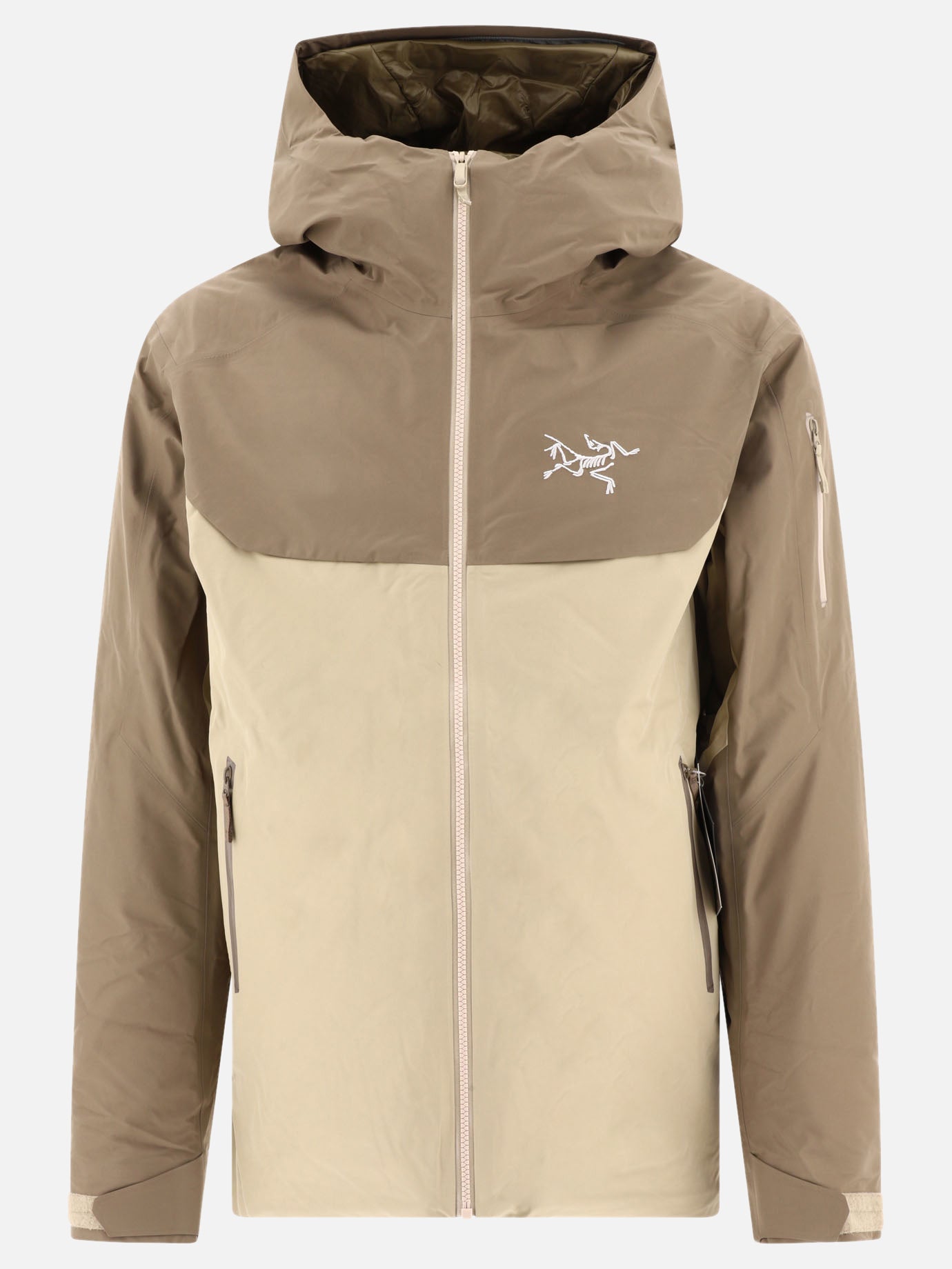 Technical jackets 100% nylon - Padding: down and feather  Beige - Arc'teryx Men | PDP | VIETTI Online Store | Zoom-Modal
