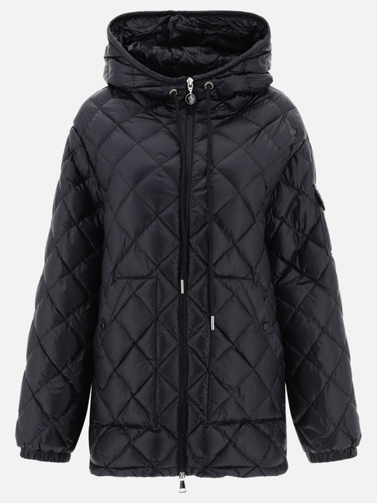 Quilted & Utility Jackets 100% polyamide - Padding: down and feathers  Black - Moncler Women | PLP | VIETTI Online Store 
