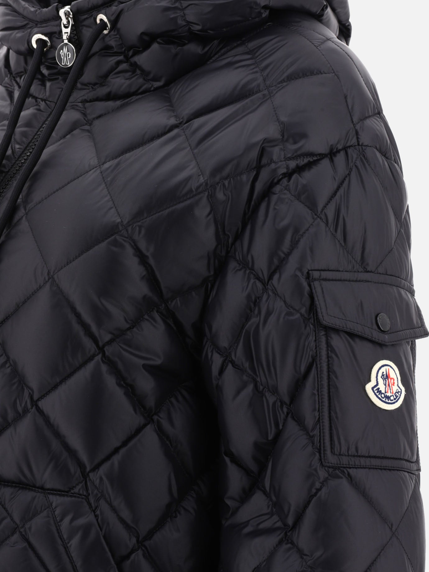 Quilted & Utility Jackets 100% polyamide - Padding: down and feathers  Black - Moncler Women | PDP | VIETTI Online Store | Zoom-Modal_4

