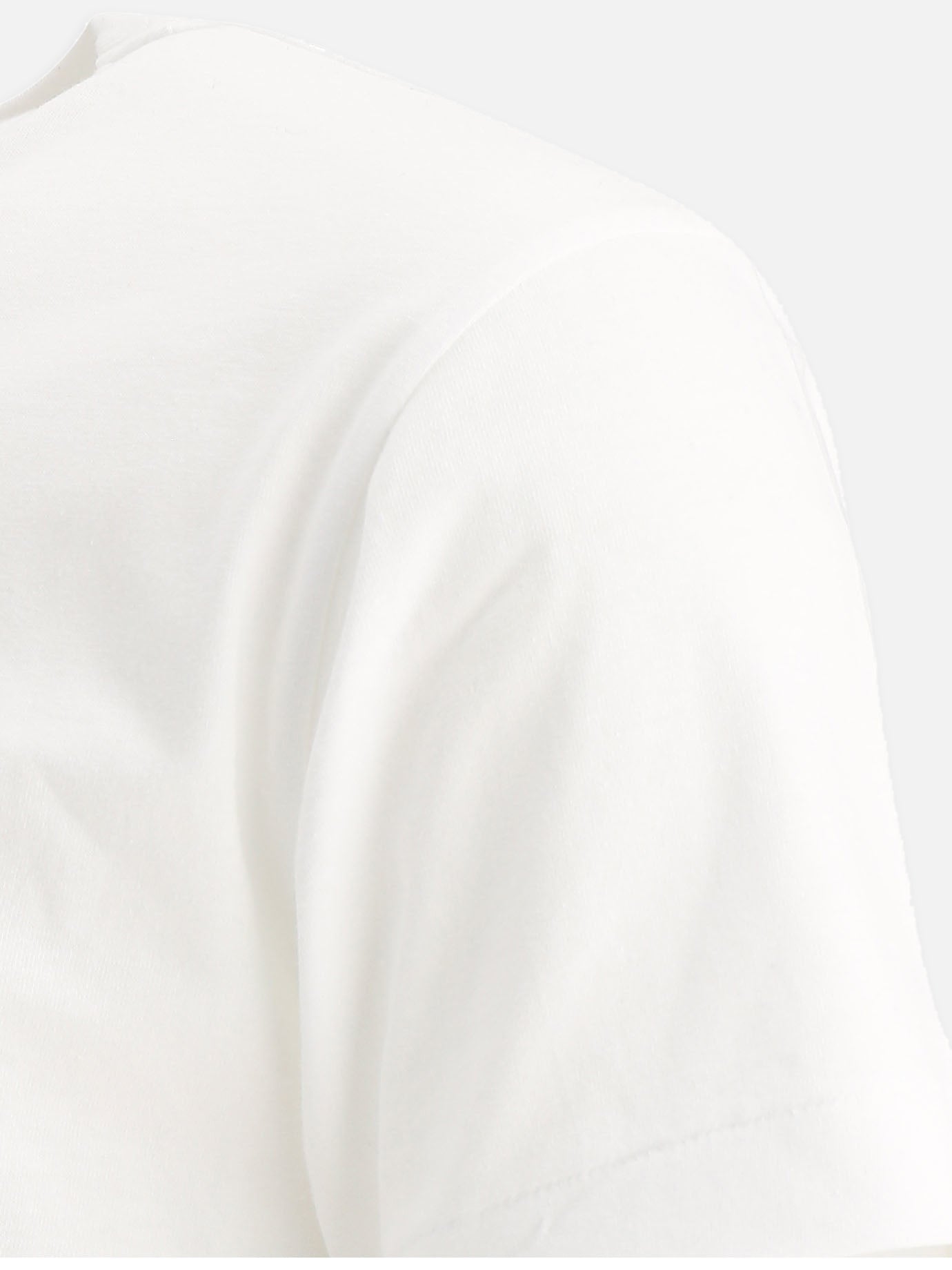 Crewneck t-shirts 100% cotton  White - Comme Des Garçons Play Men | PDP | VIETTI Online Store | Zoom-Modal_4
