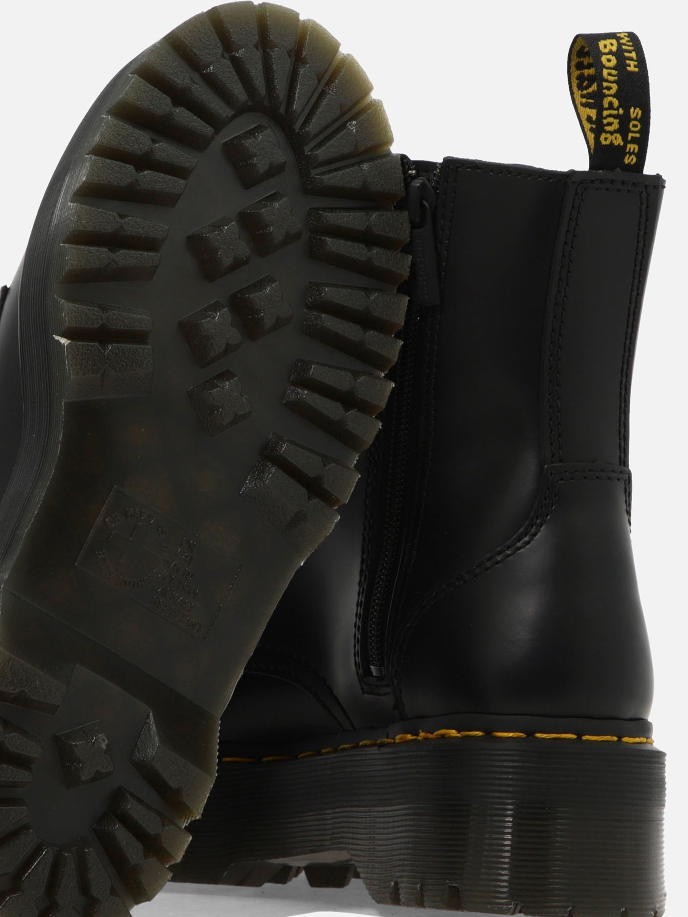 Combat boots 100% leather - 100% rubber  Black - Dr. Martens Women | PDP | VIETTI Online Store | thumbnail_5