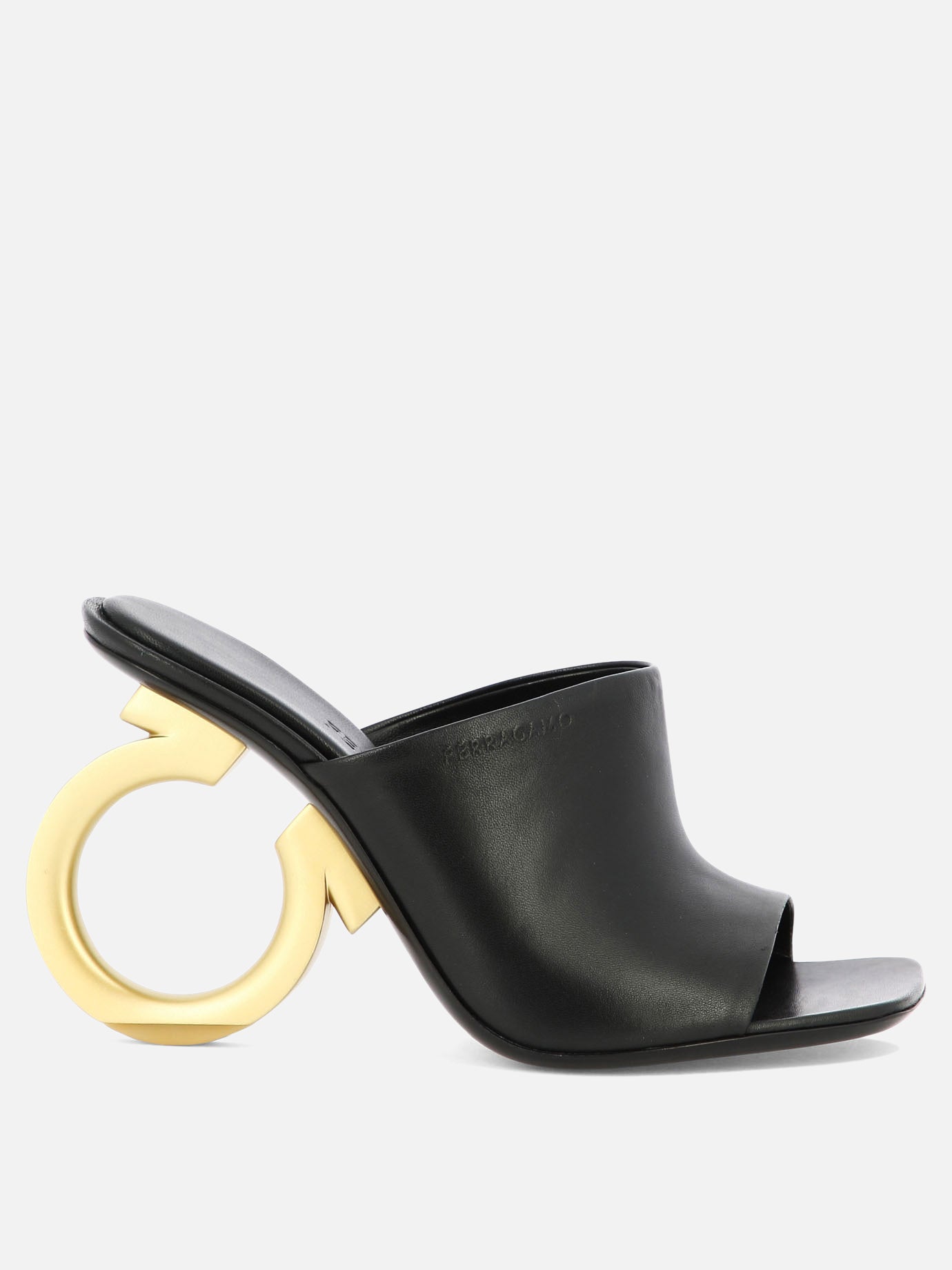 Heeled sandals 0761922  Black - Ferragamo Women | PDP | VIETTI Online Store | thumbnail