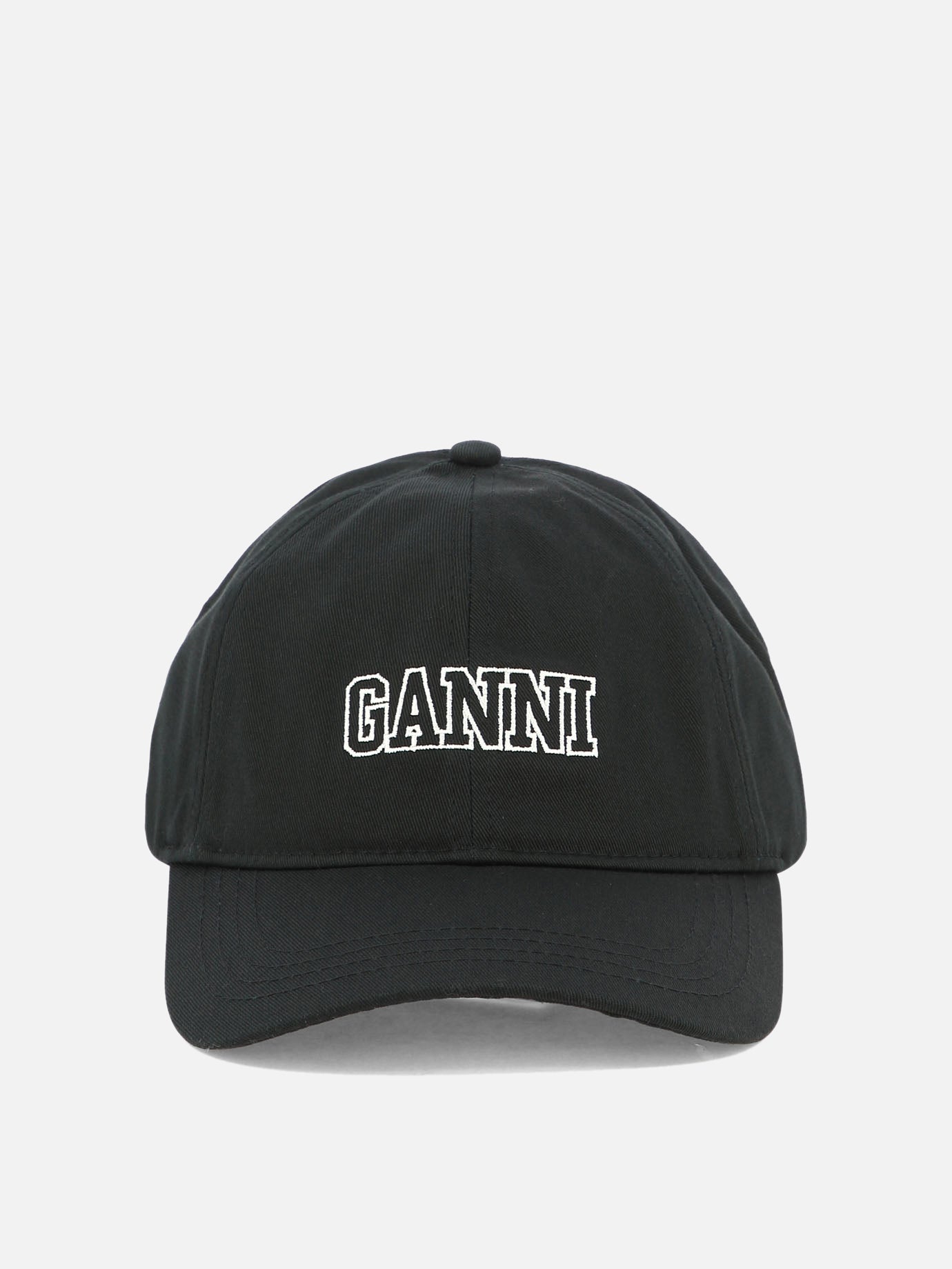 Baseball caps 100% cotone organico  Black - Ganni Women | PDP | VIETTI Online Store | thumbnail