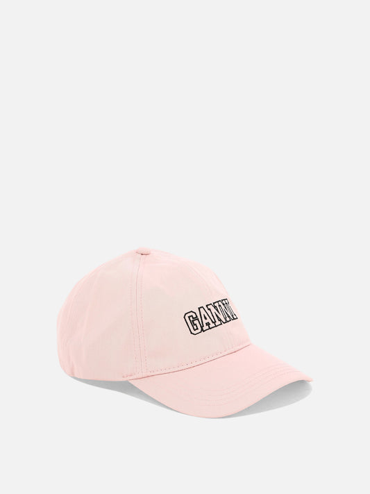 Baseball caps 100% cotone  Pink - Ganni Women | PLP | VIETTI Online Store | 2
