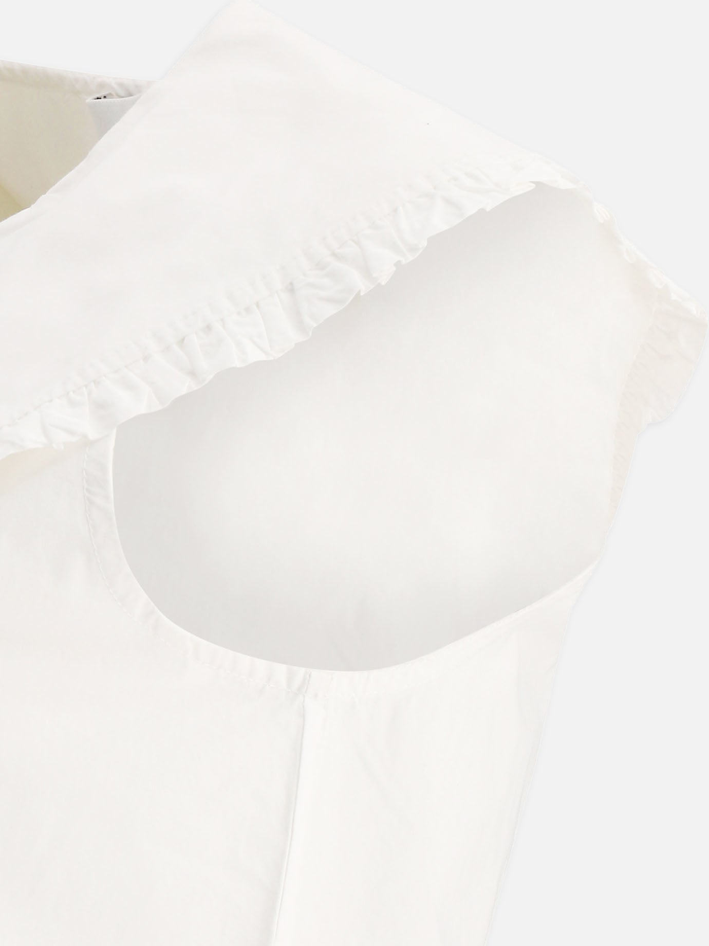 Blouses 100% cotone  White - Ganni Women | PDP | VIETTI Online Store | Zoom-Modal_4
